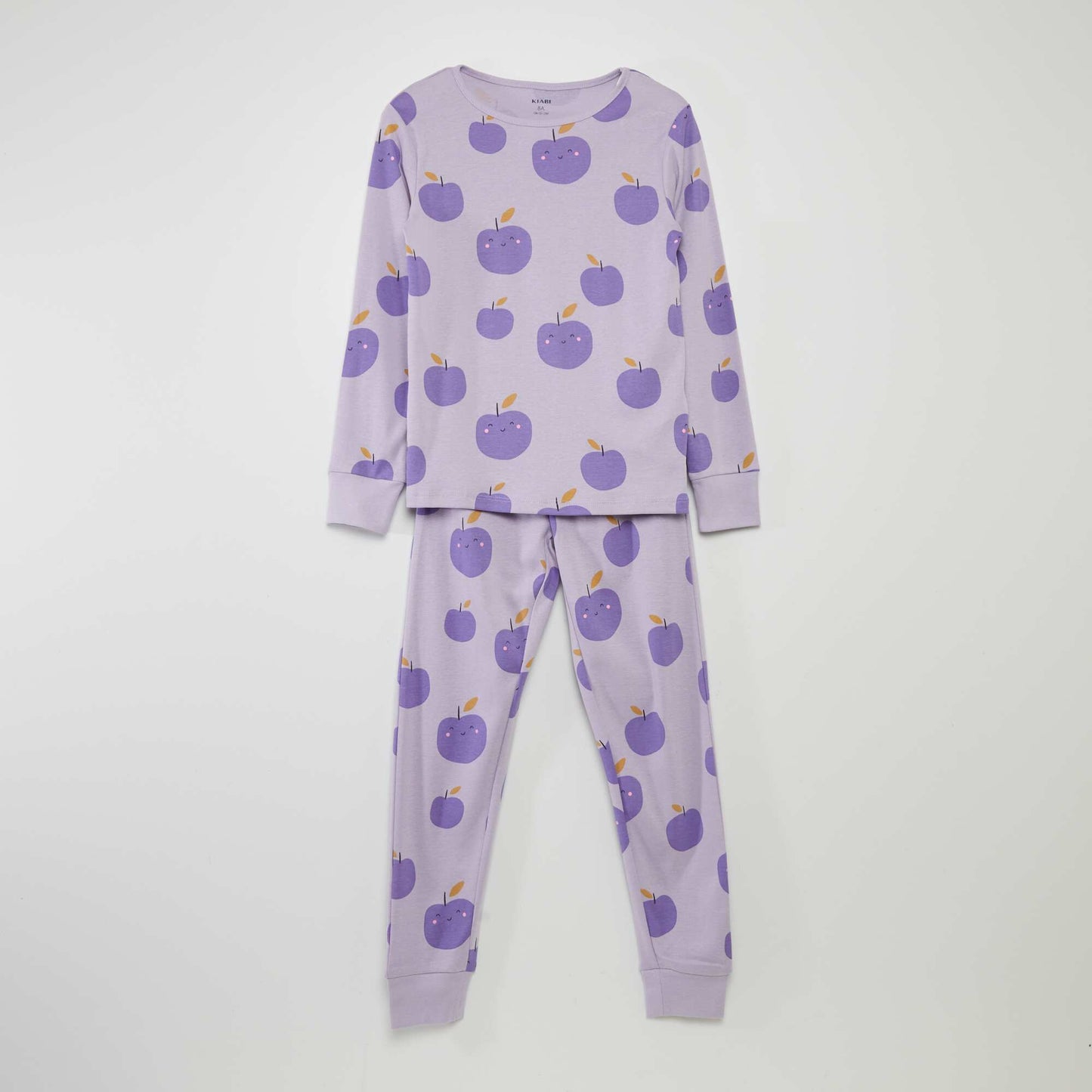 Fantasy Print Pajama Set - 2 Pieces PURPLE