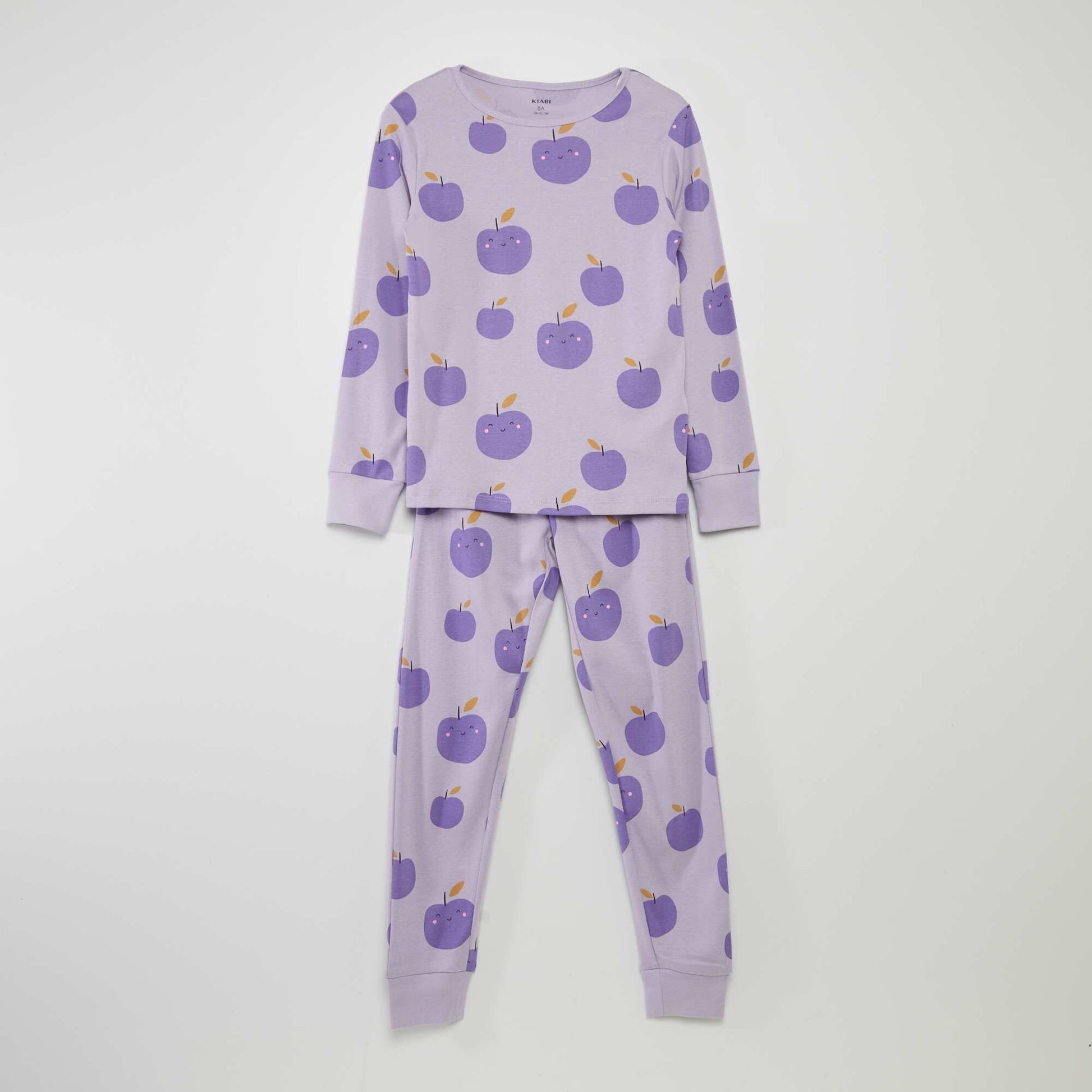 Fantasy Print Pajama Set - 2 Pieces PURPLE