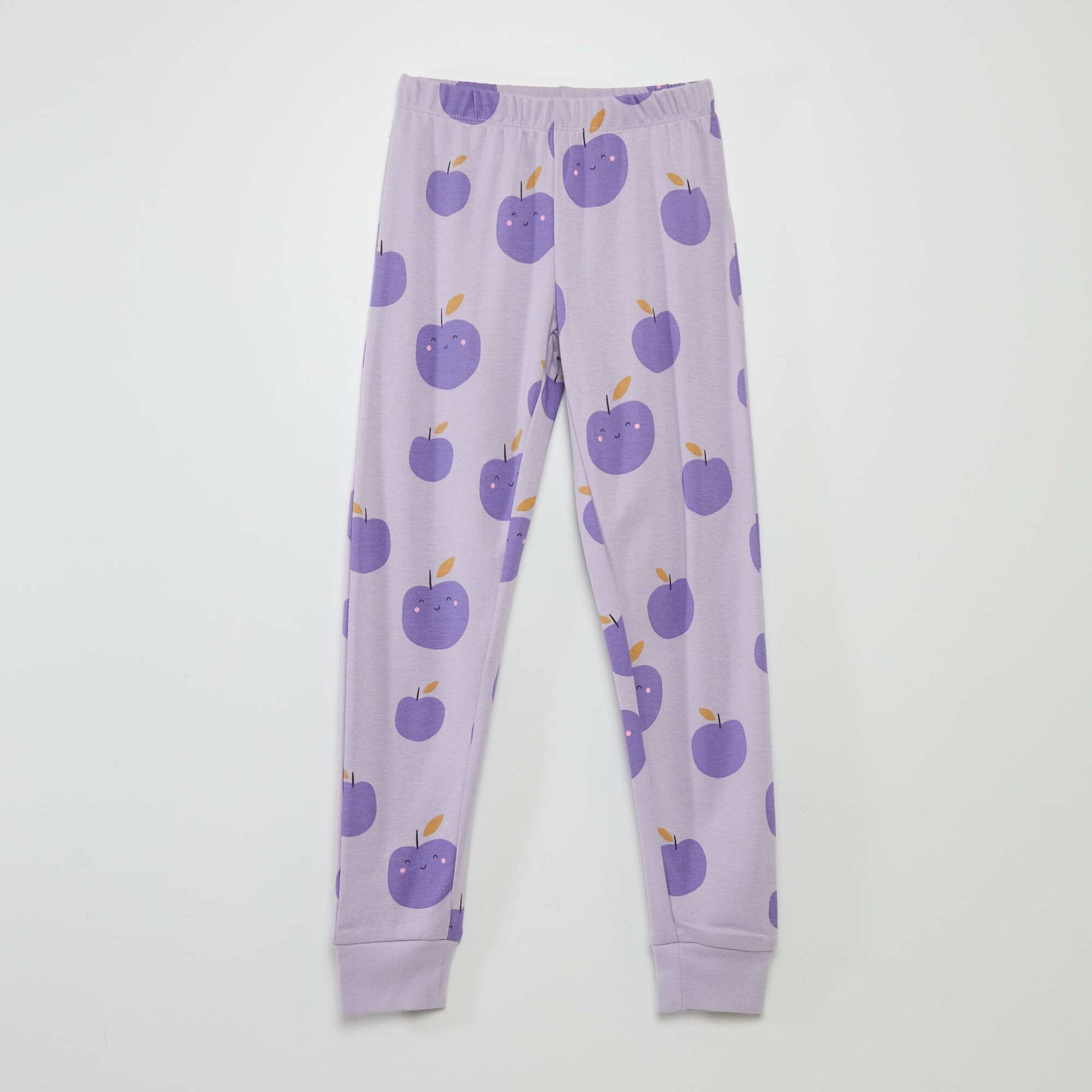 Fantasy Print Pajama Set - 2 Pieces PURPLE