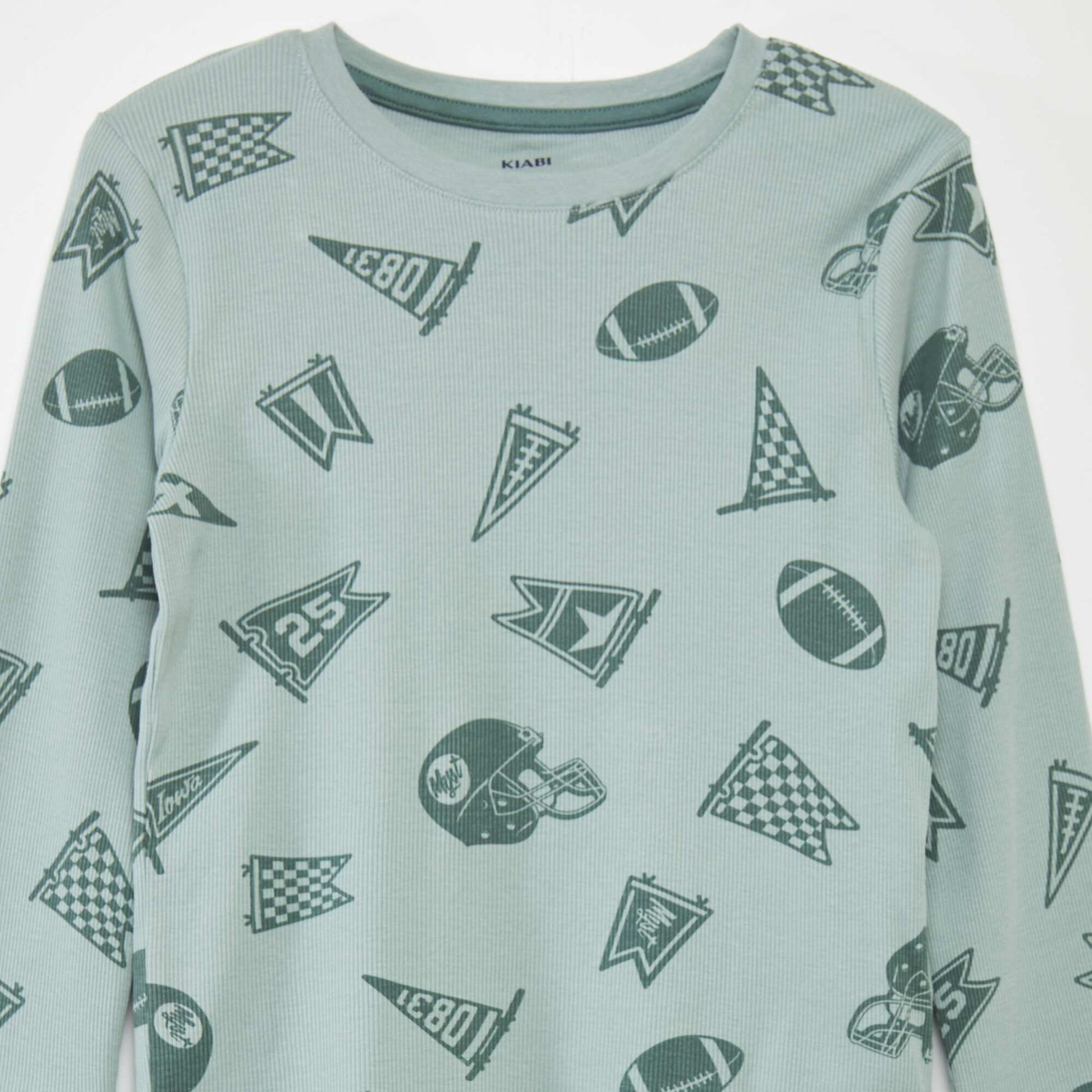 Printed Pajama Set - 2 Piece GREEN