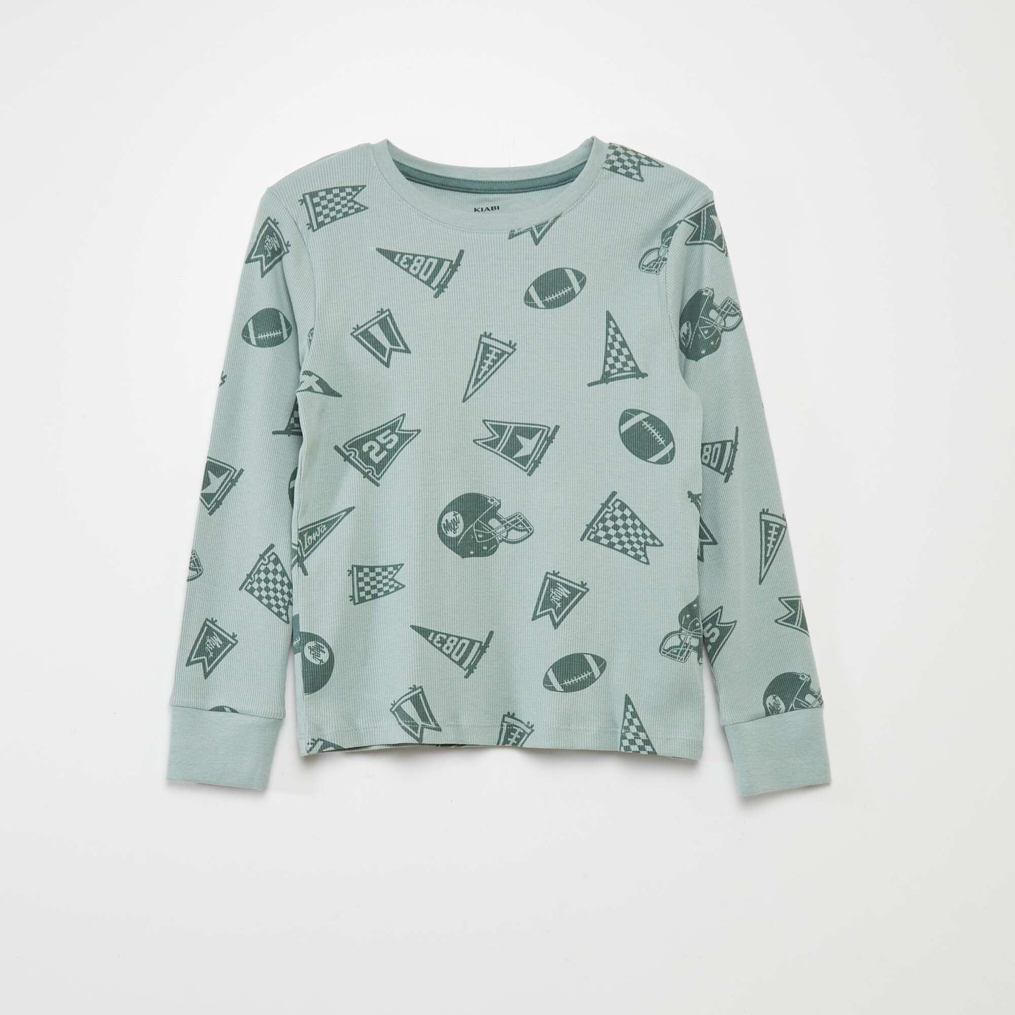 Printed Pajama Set - 2 Piece GREEN