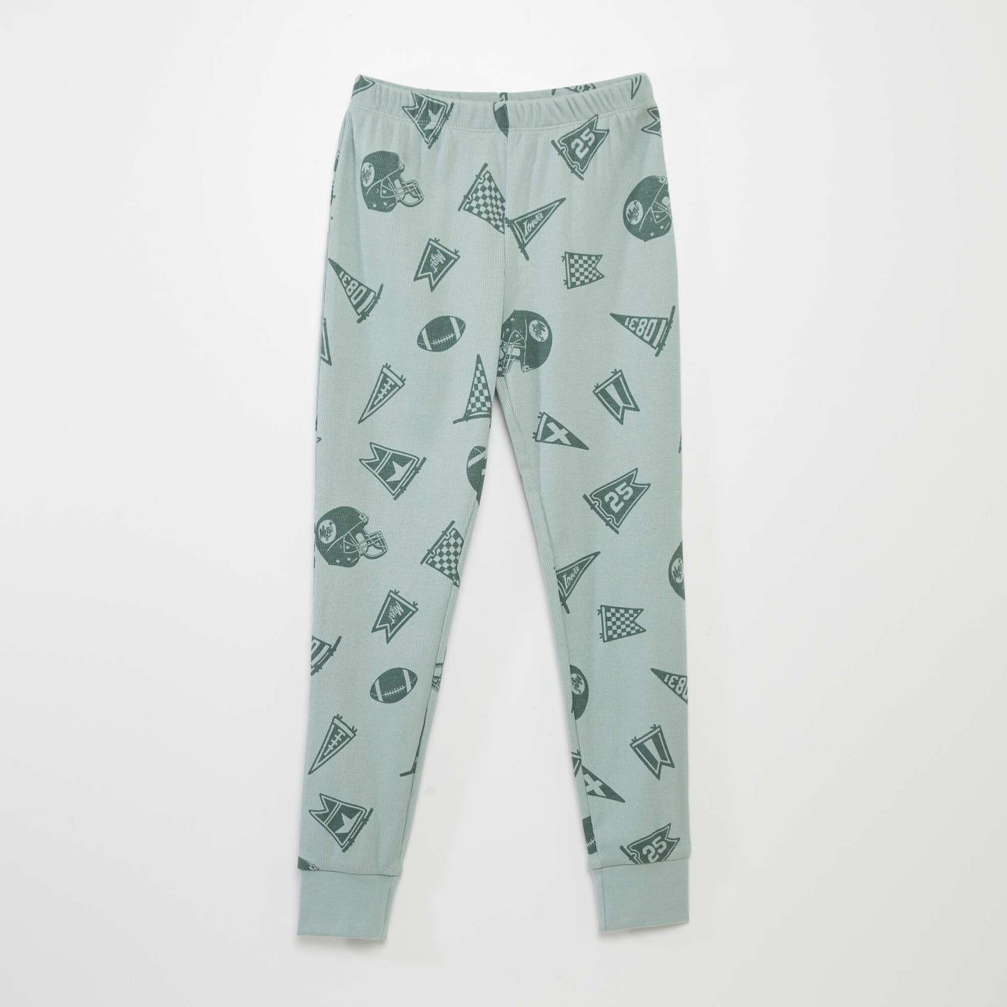 Printed Pajama Set - 2 Piece GREEN