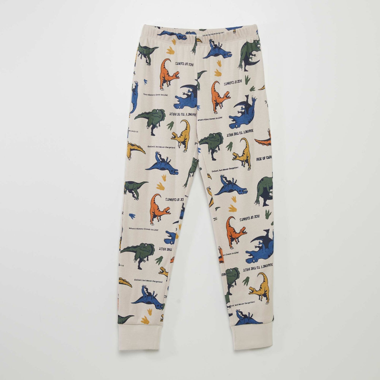 Printed Pajama Set - 2 Piece BEIGE