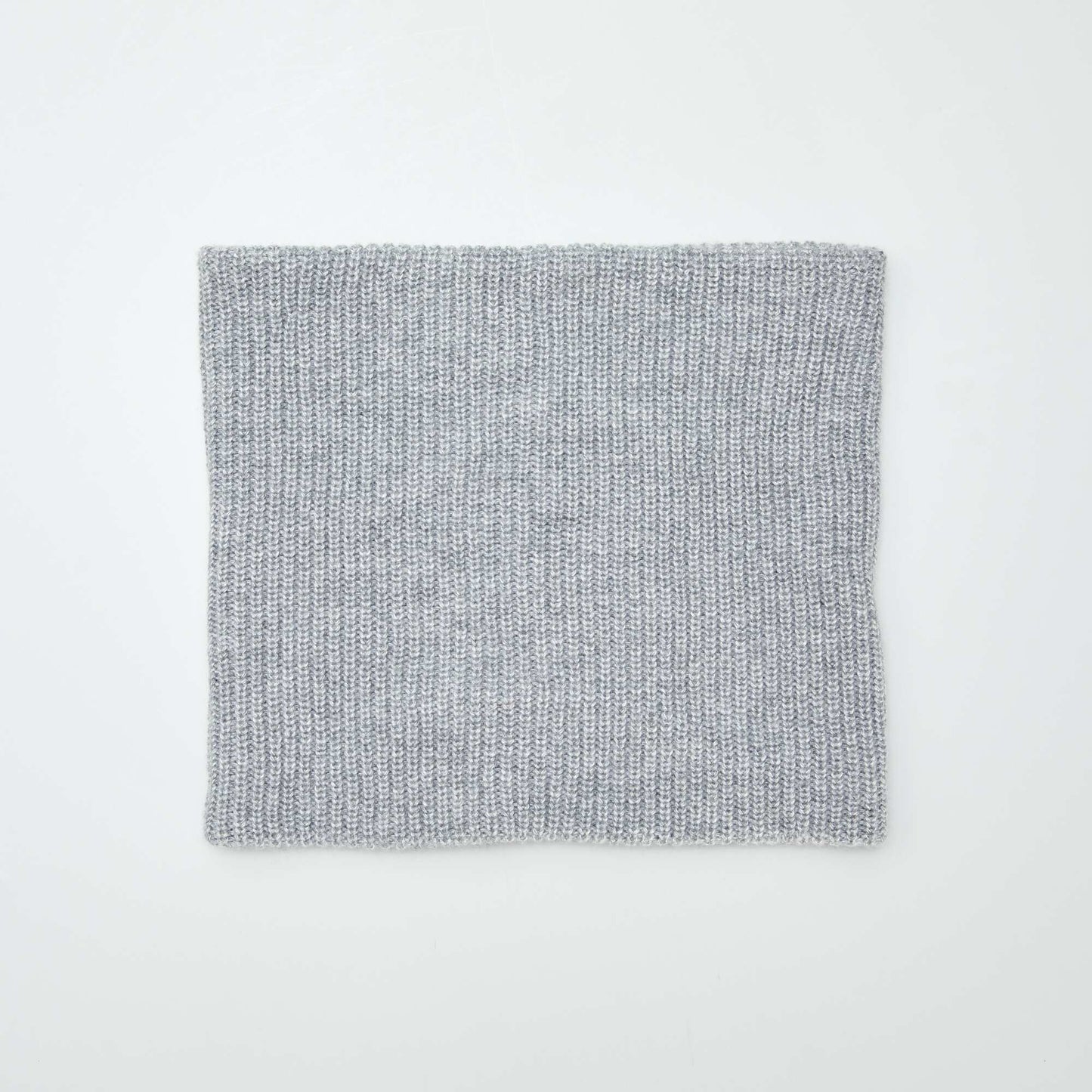 Plain knit snood GREY