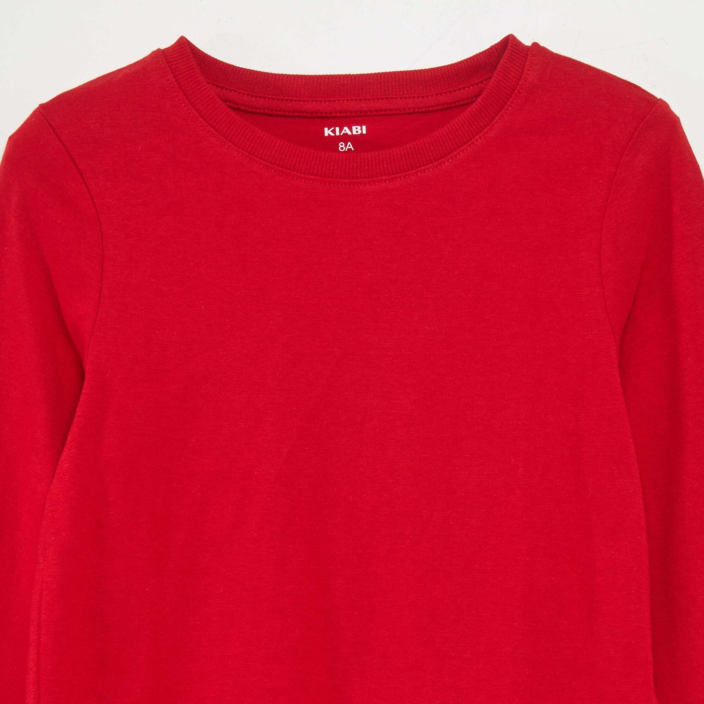 Basic long-sleeved T-shirt RED