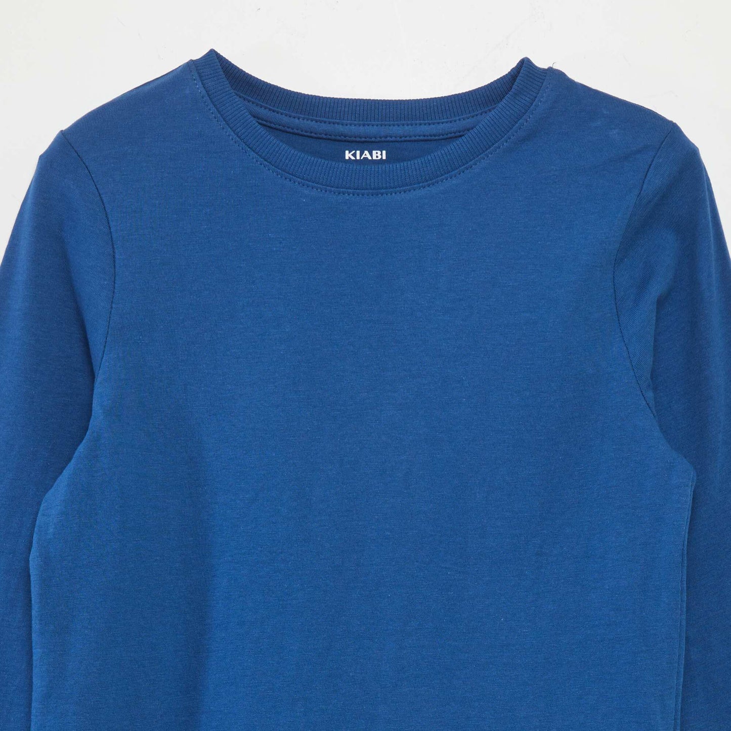 Basic long-sleeved T-shirt BLUE