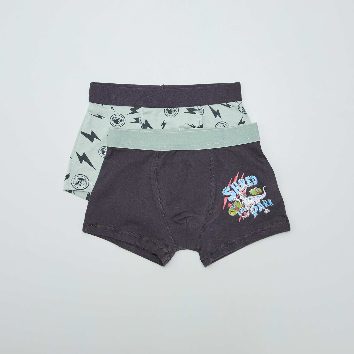 Pack of 2 Jurassic Park boxer shorts GREEN