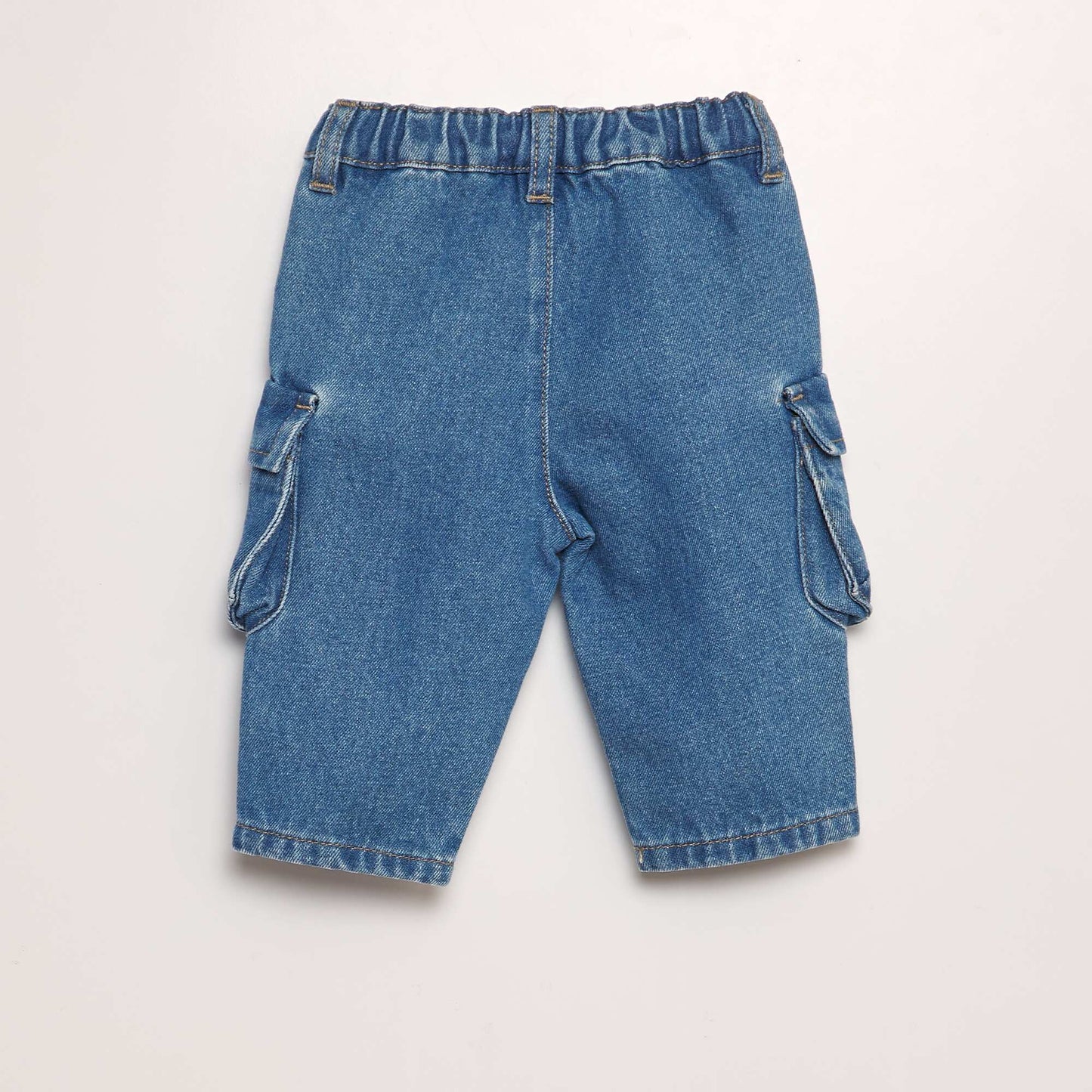 Denim trousers with pockets BLUE