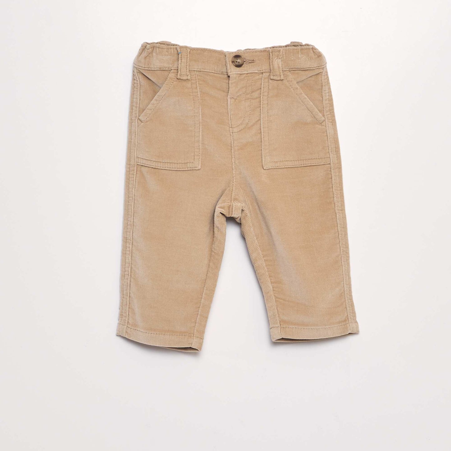 Corduroy trousers BEIGE