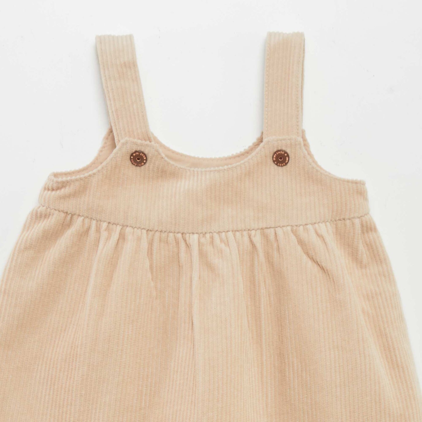 Corduroy dress BEIGE