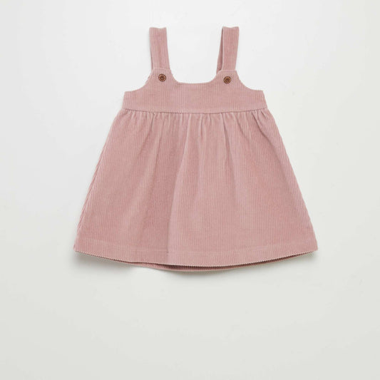 Corduroy dress PINK