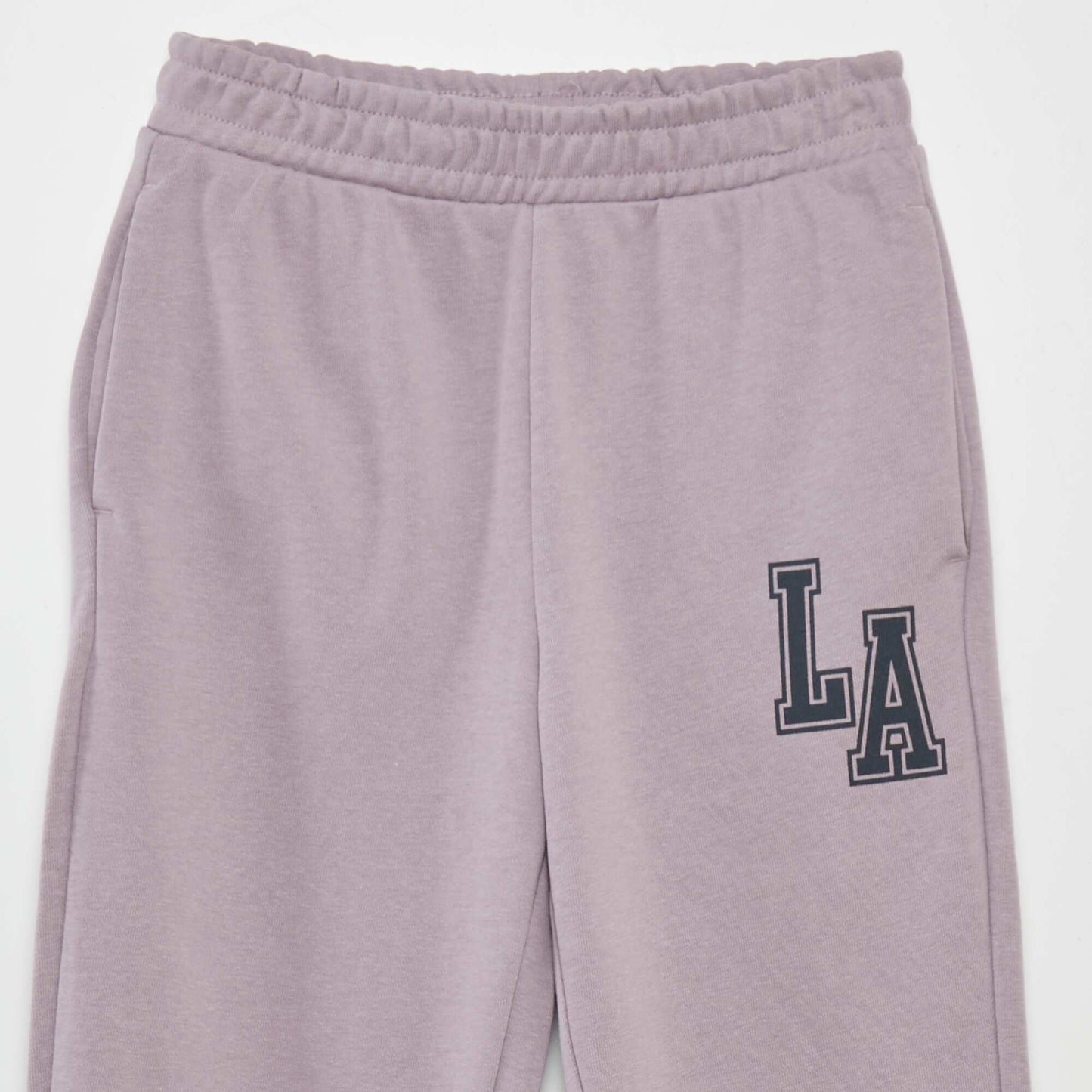 Lightweight sweatshirt fabric joggers PINK