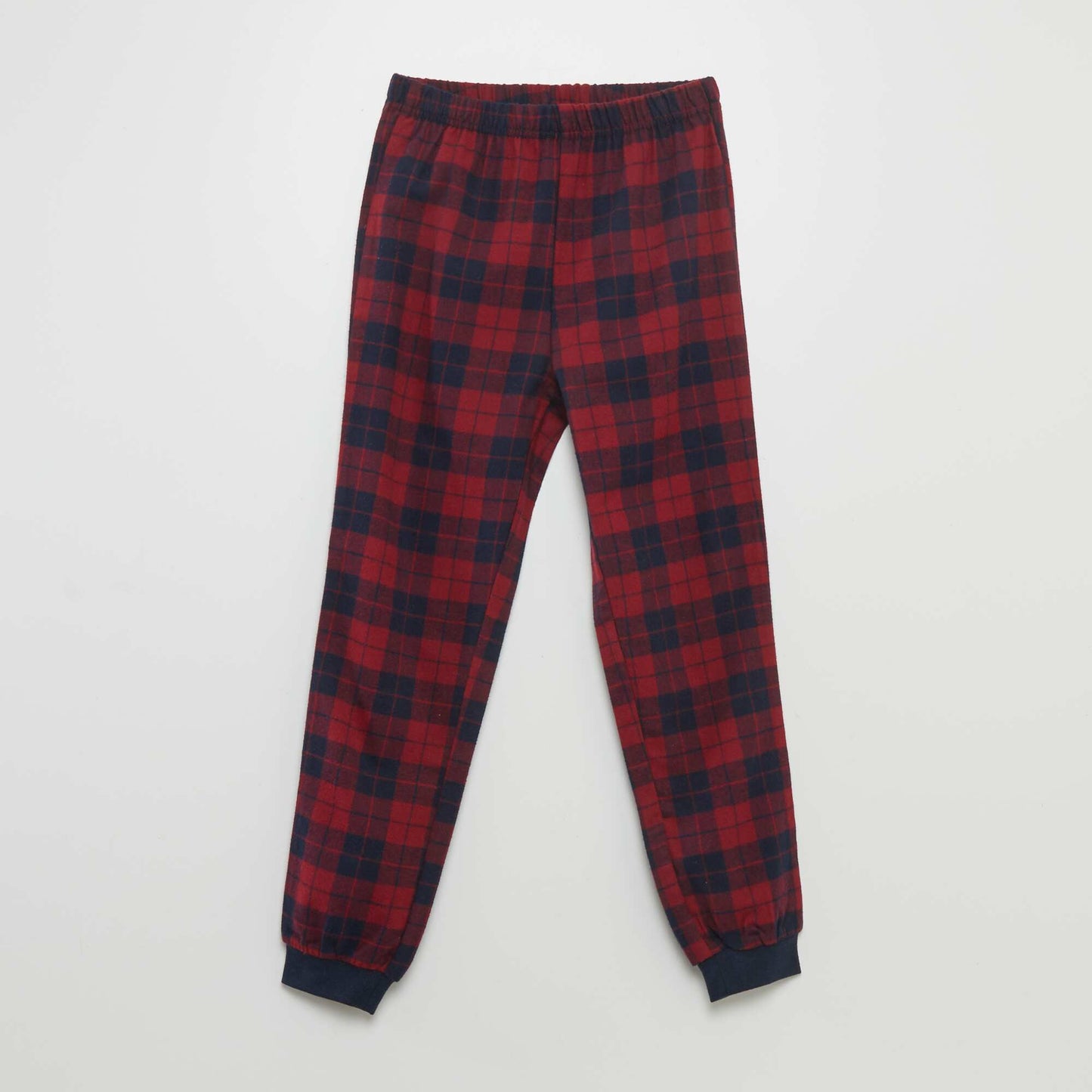 Velour and flannel pyjama set - 2-piece set BLUE