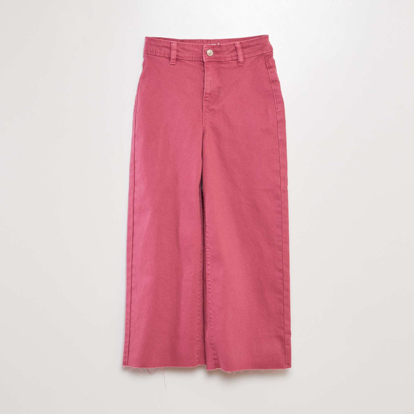 High-rise wide-leg jeans PINK