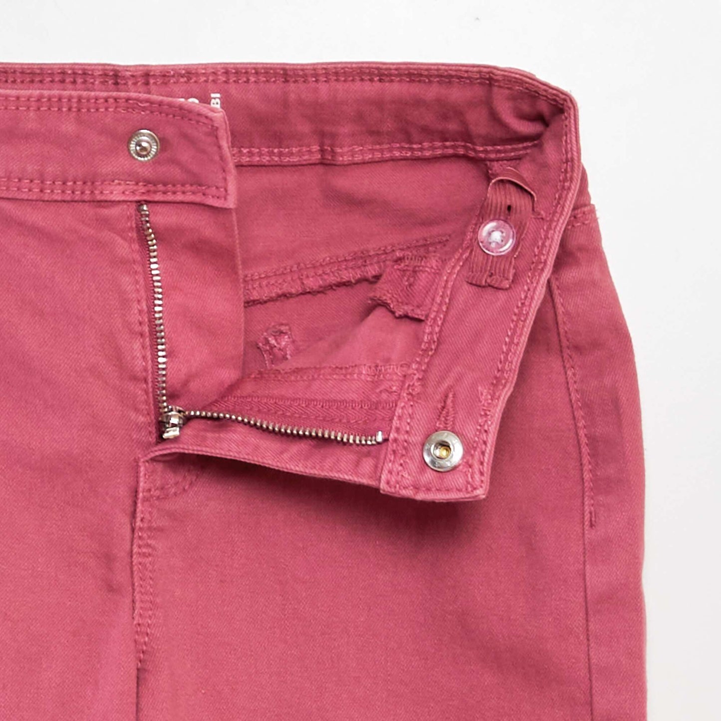 High-rise wide-leg jeans PINK