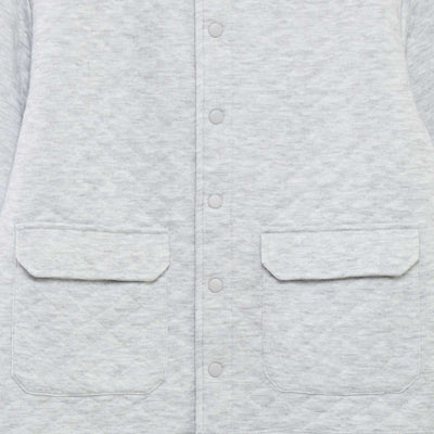 Warm quilted shirt GREY