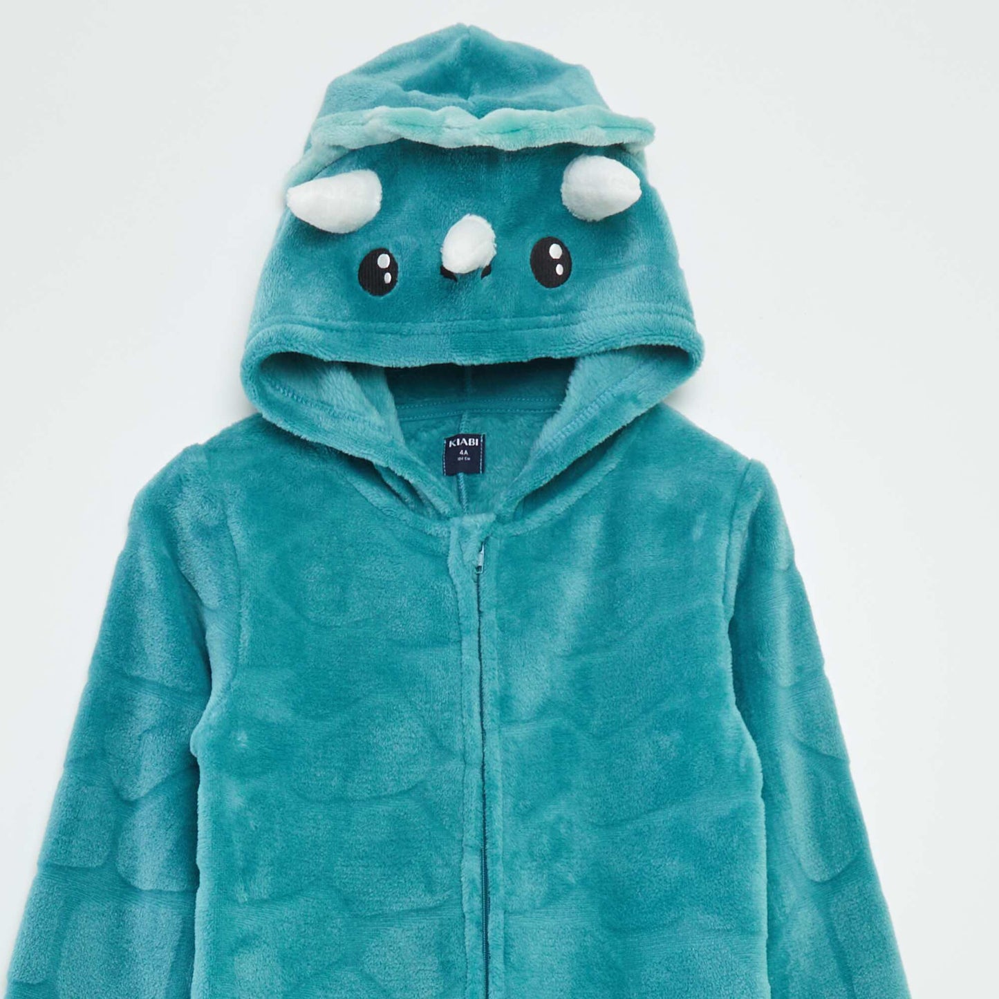 Dinosaur fleece sleep onesie BLUE