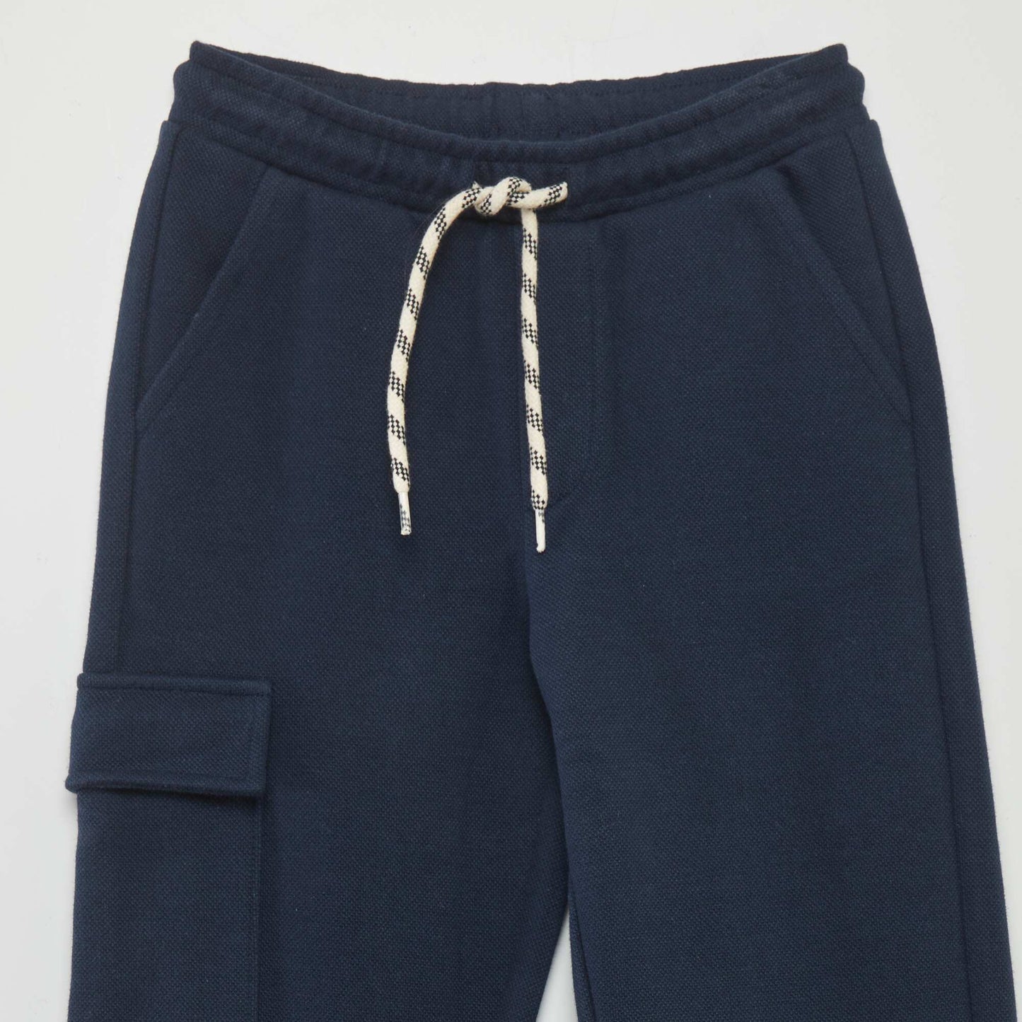 Jogging bottoms with side pockets BLUE