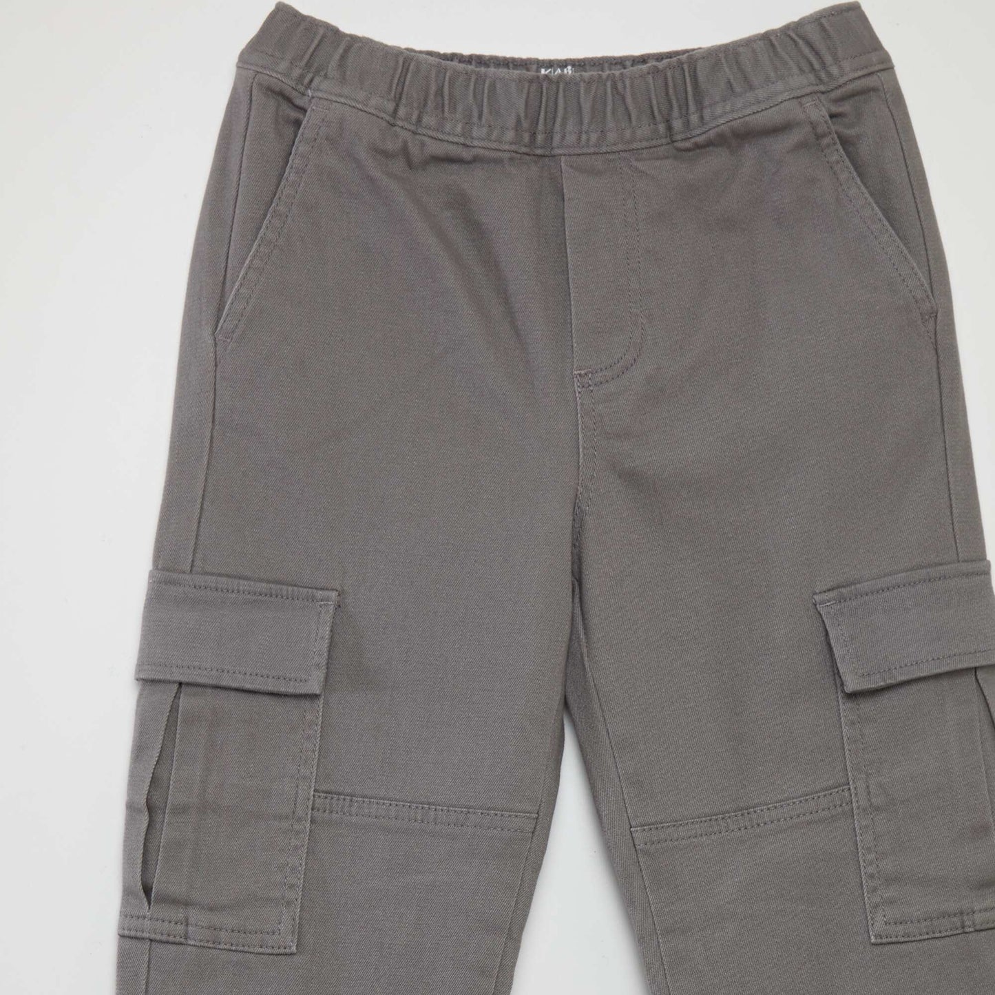 Lined multi-pocket trousers GREY