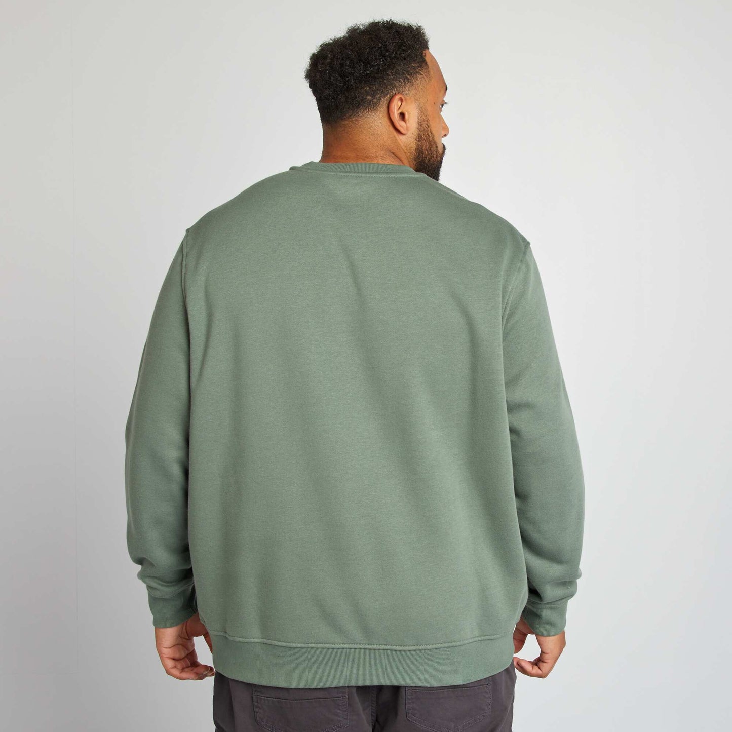 Plain sweatshirt GREEN