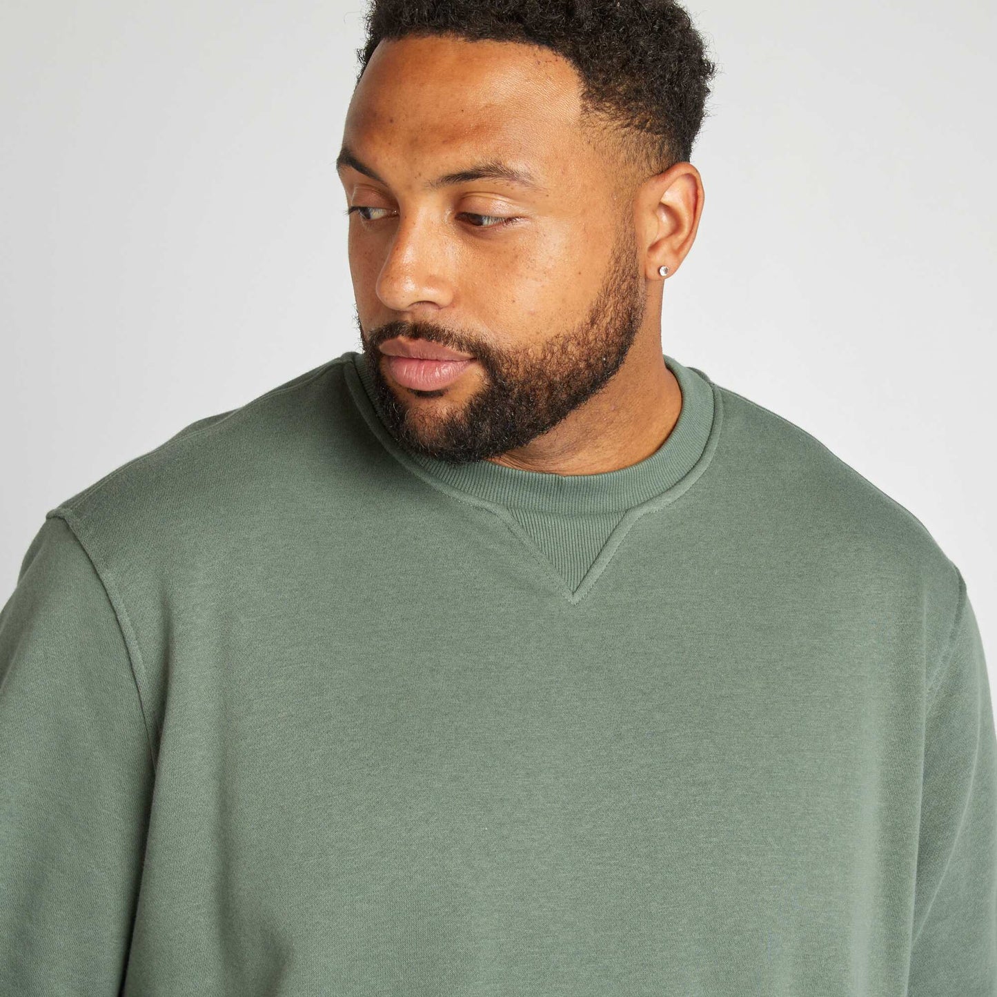 Plain sweatshirt GREEN