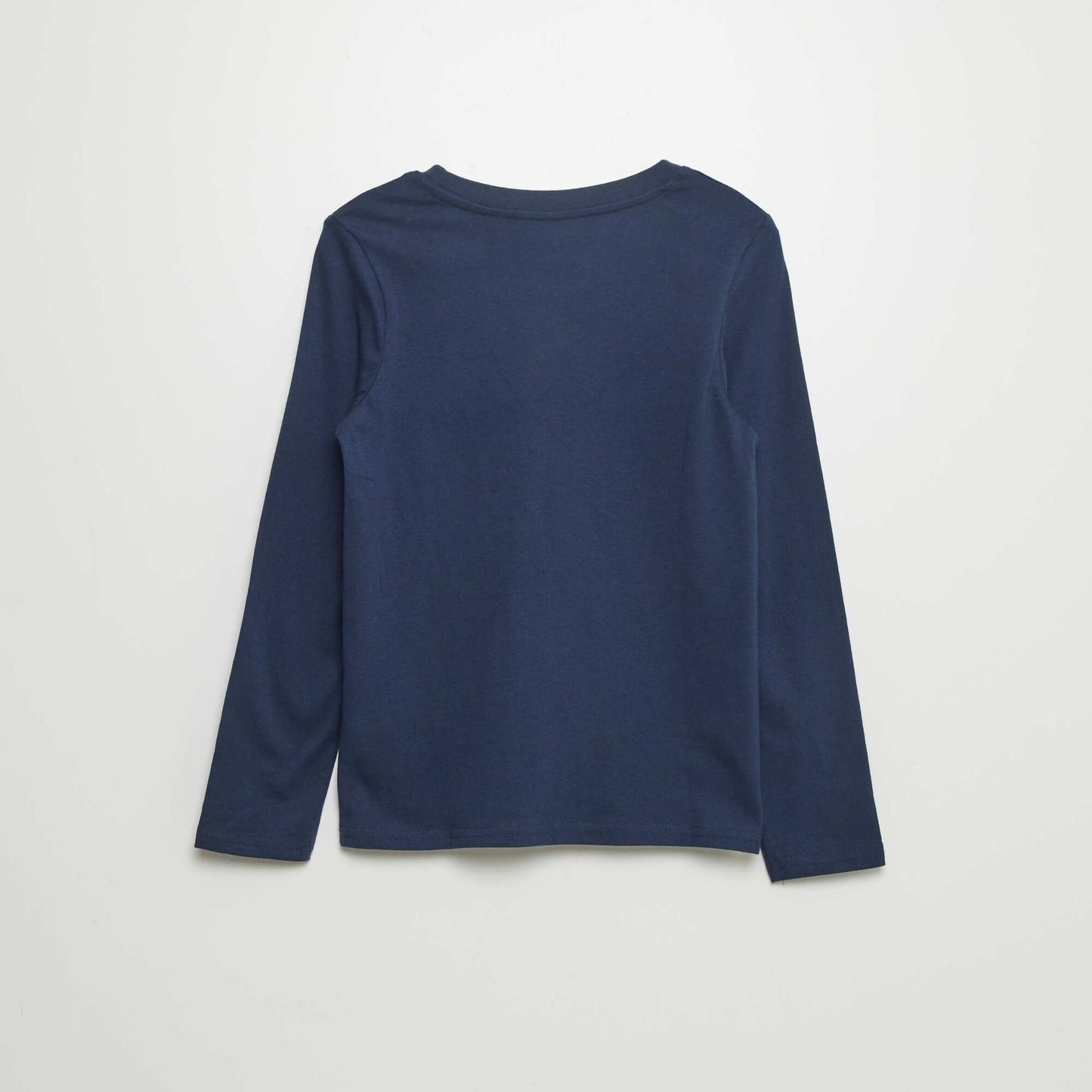 Long-sleeved printed T-shirt BLUE