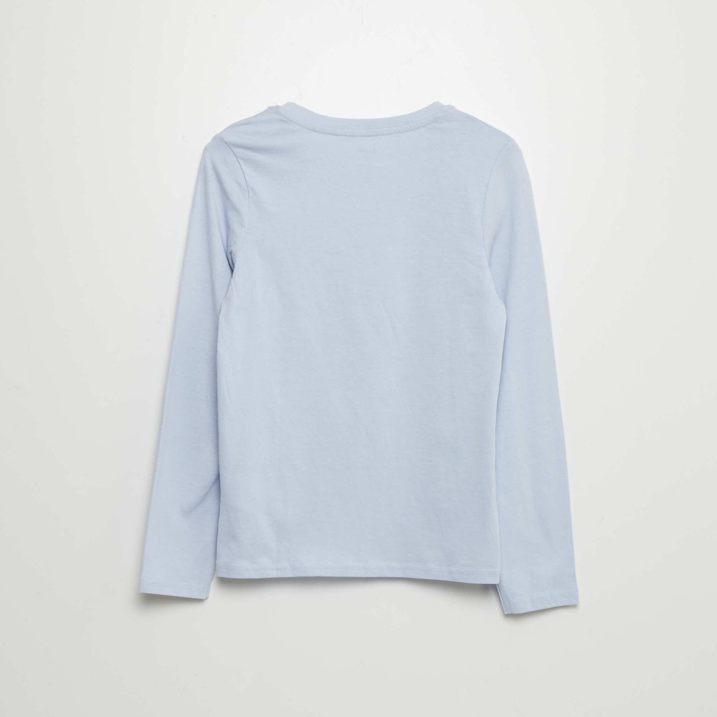 Long-sleeved printed T-shirt BLUE