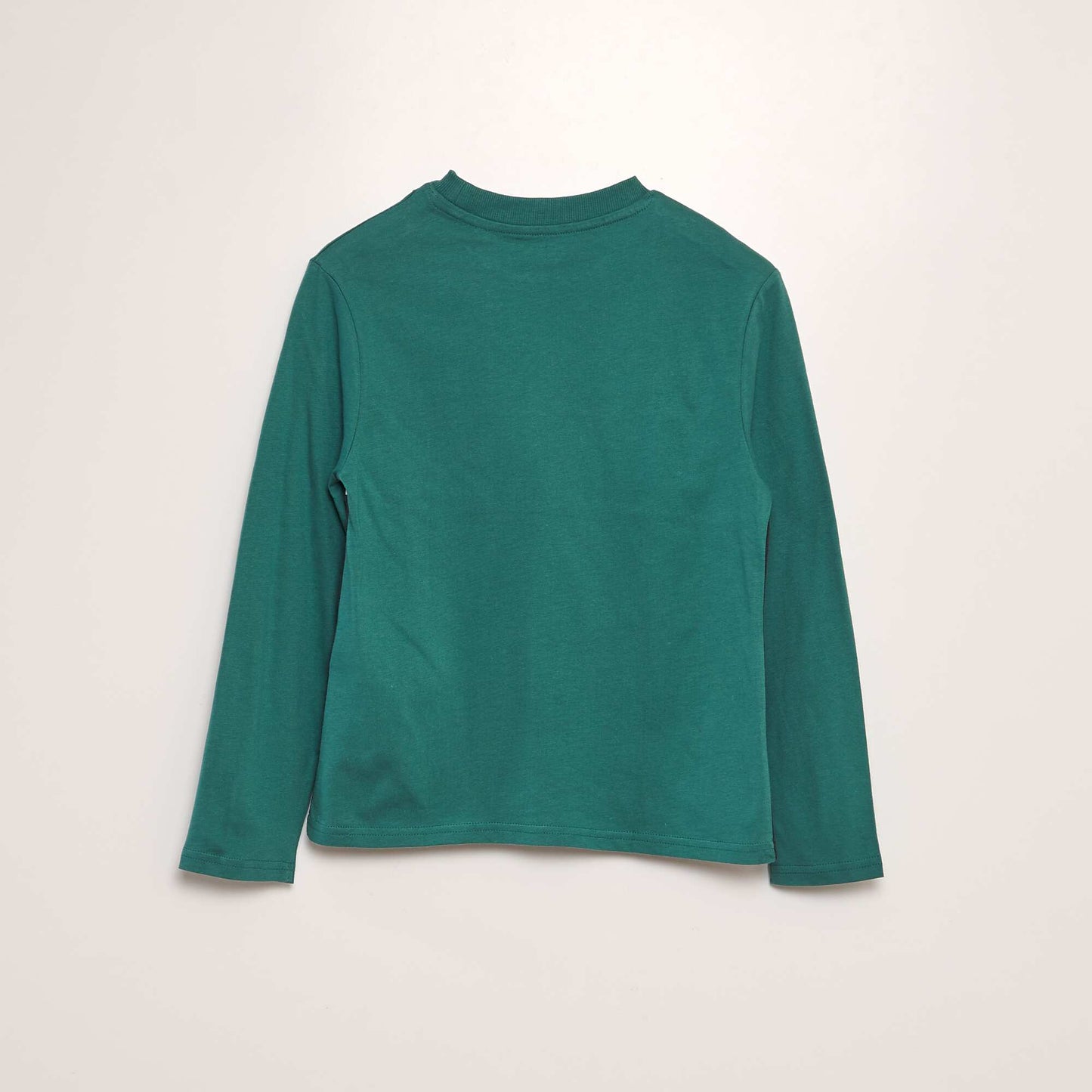 Colour block jersey T-shirt GREEN