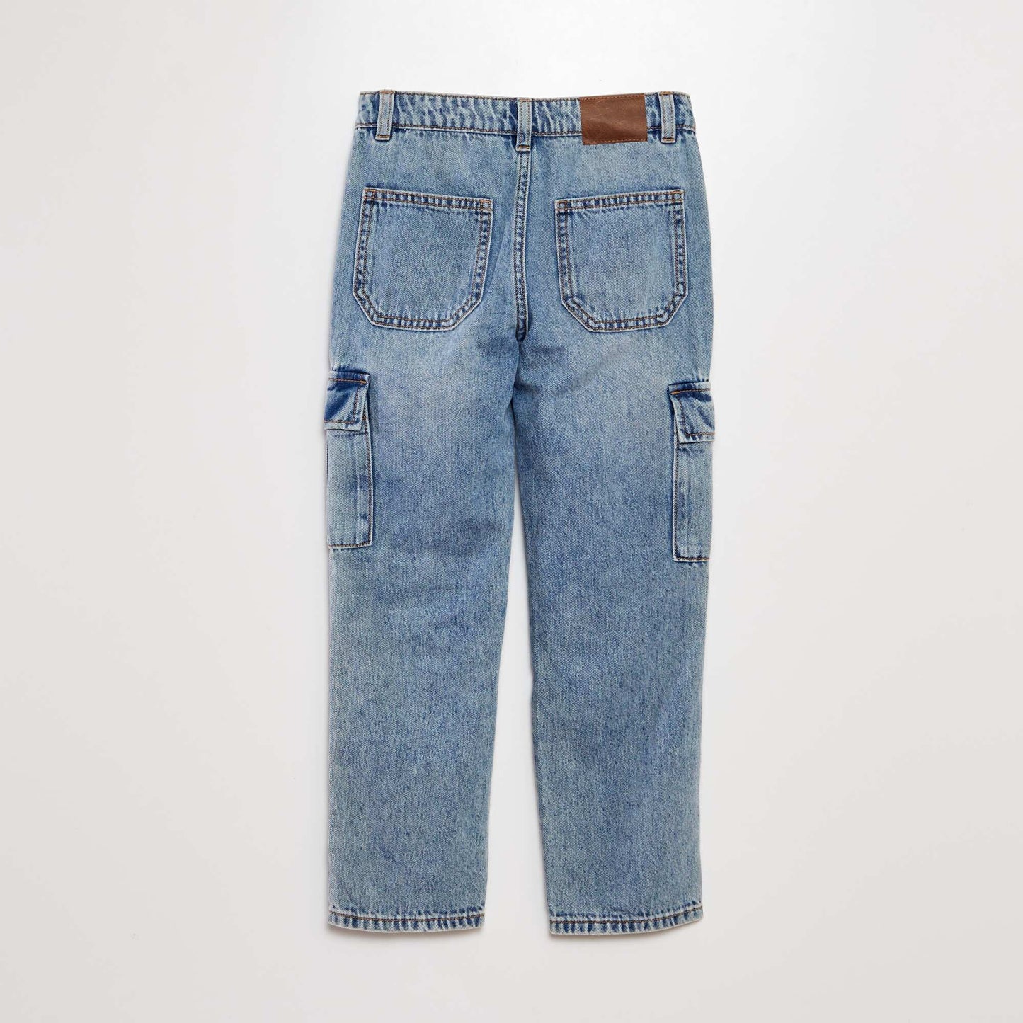 Regular-fit multi-pocket trousers BLUE