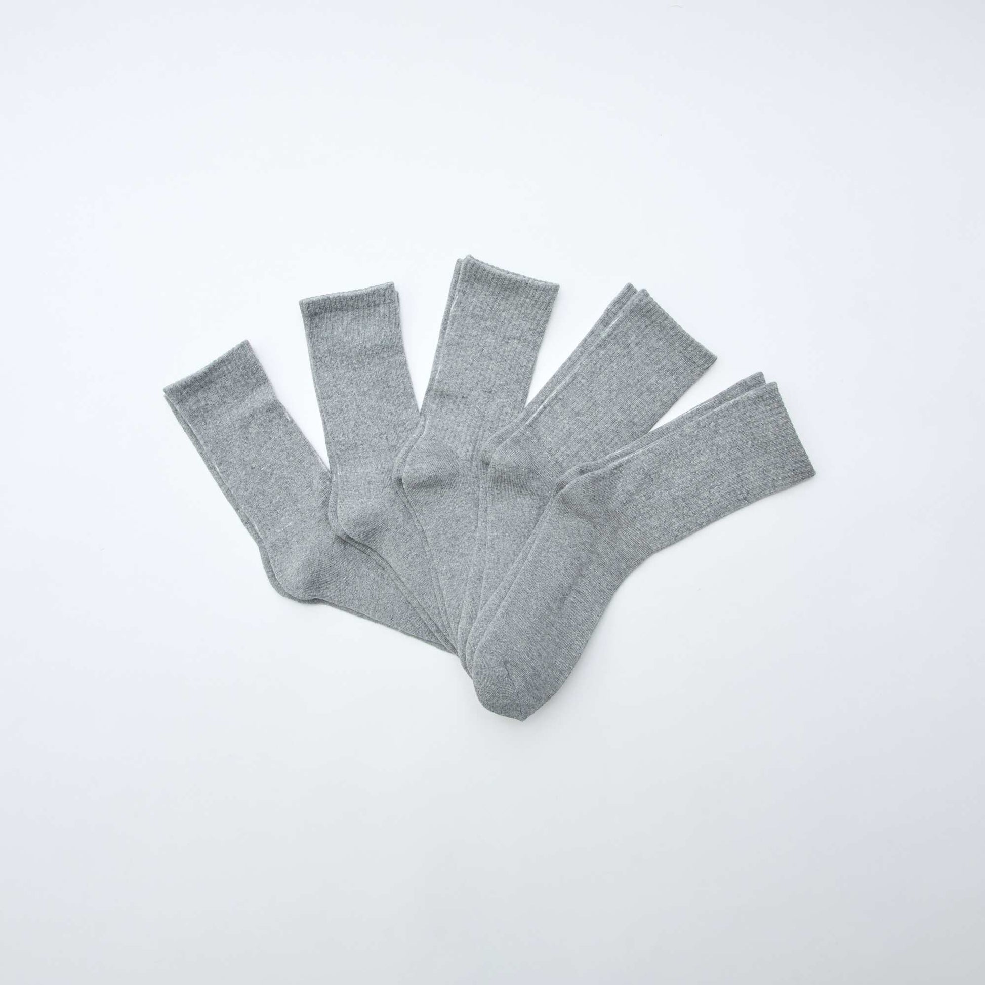5-Pack of High Knit Socks GREY