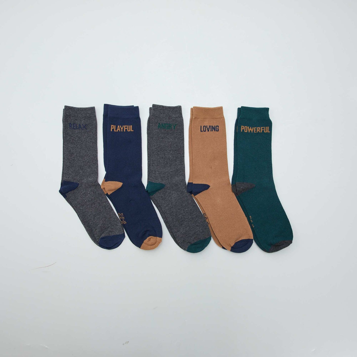 Long knit socks - Pack of 5 pairs GREY