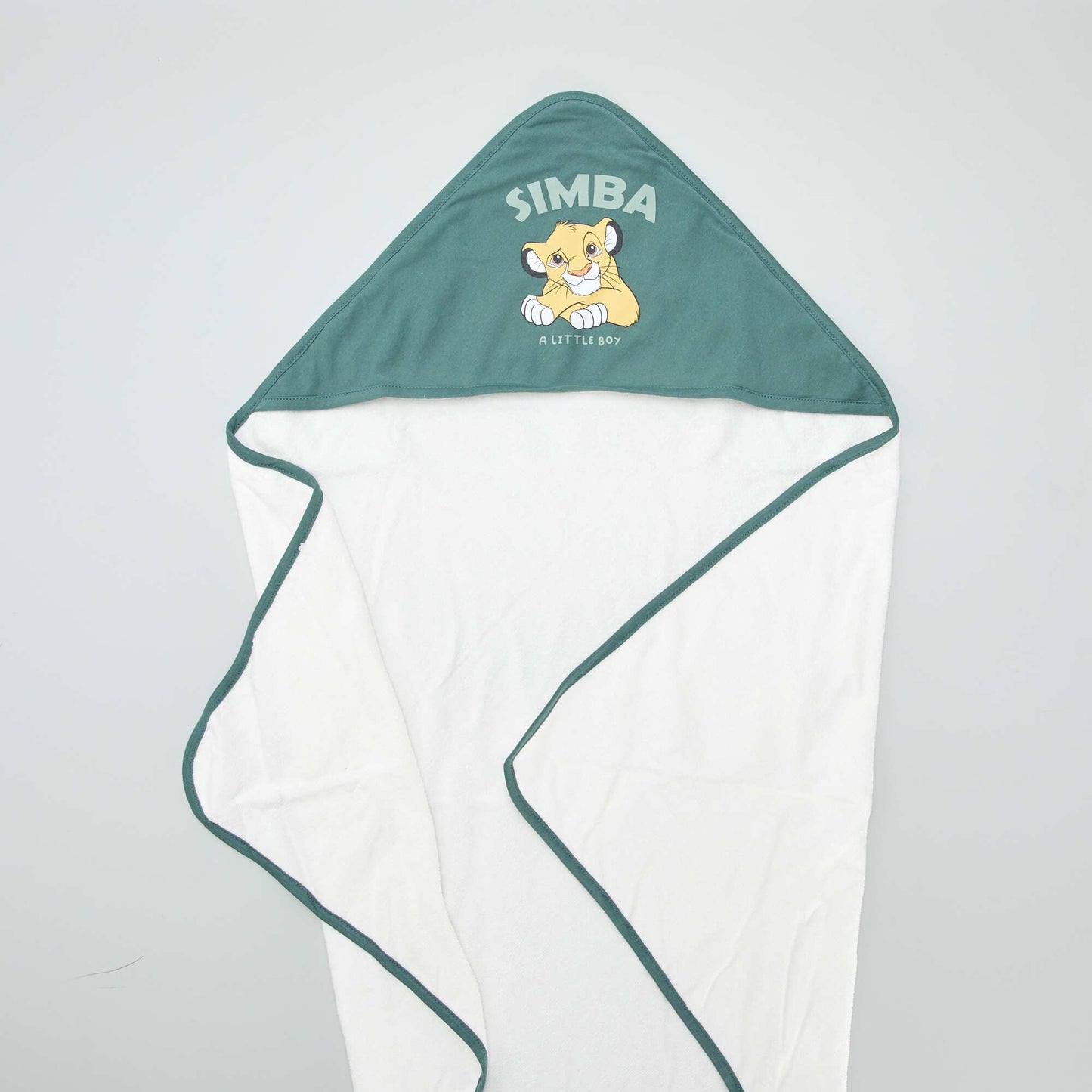 Disney hooded bath towel GREEN