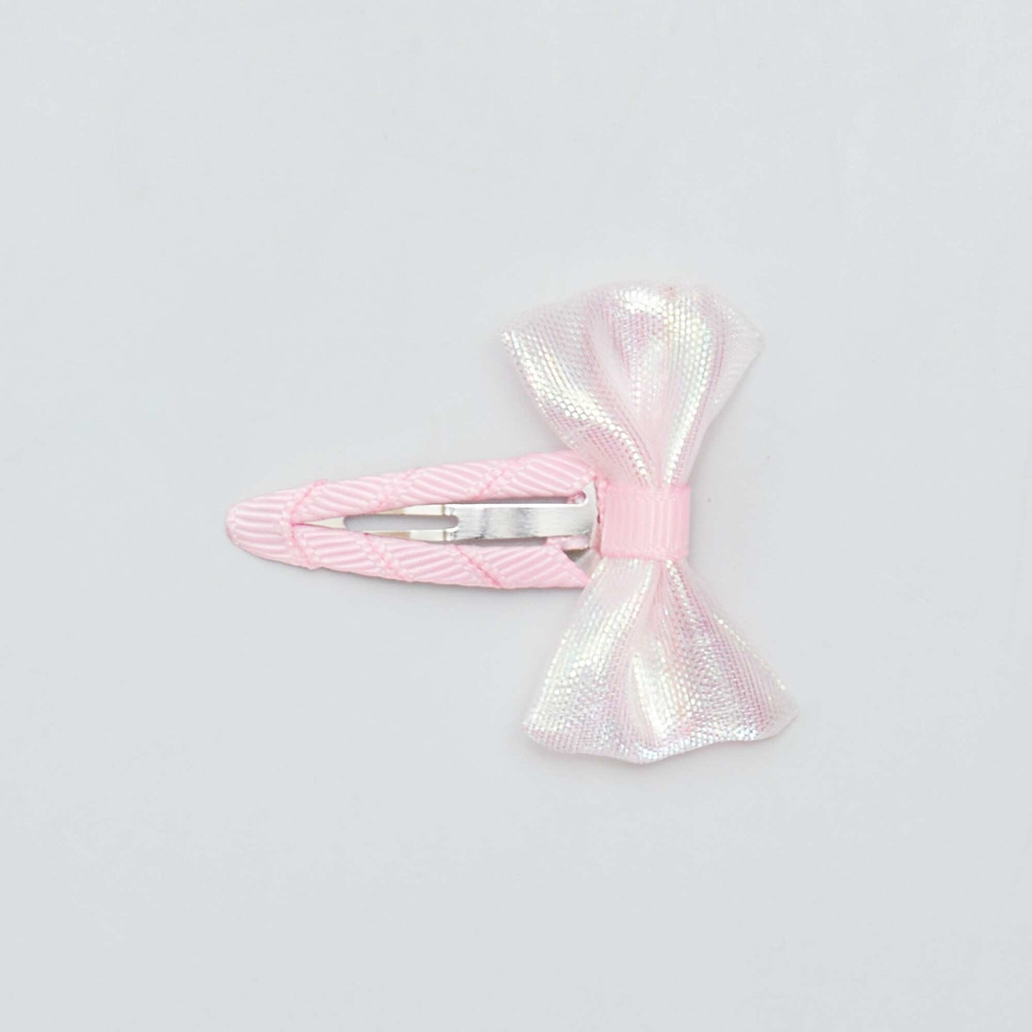 Pack of 4 hair clips with bows PINK