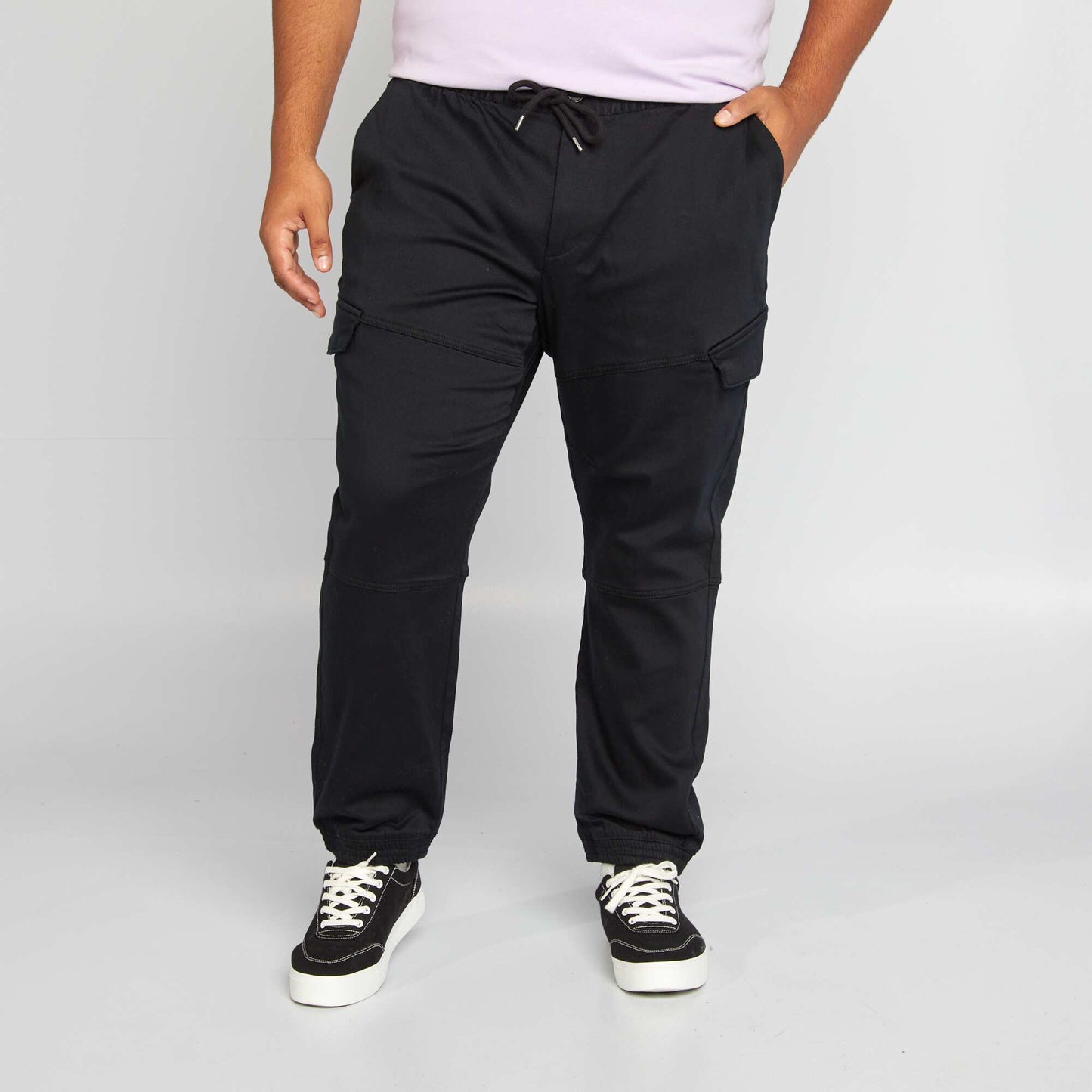 Multi-pocket trousers black