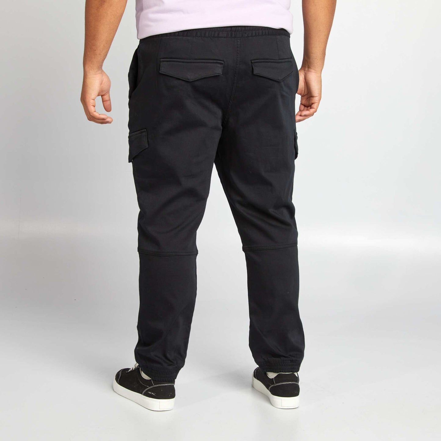 Multi-pocket trousers black