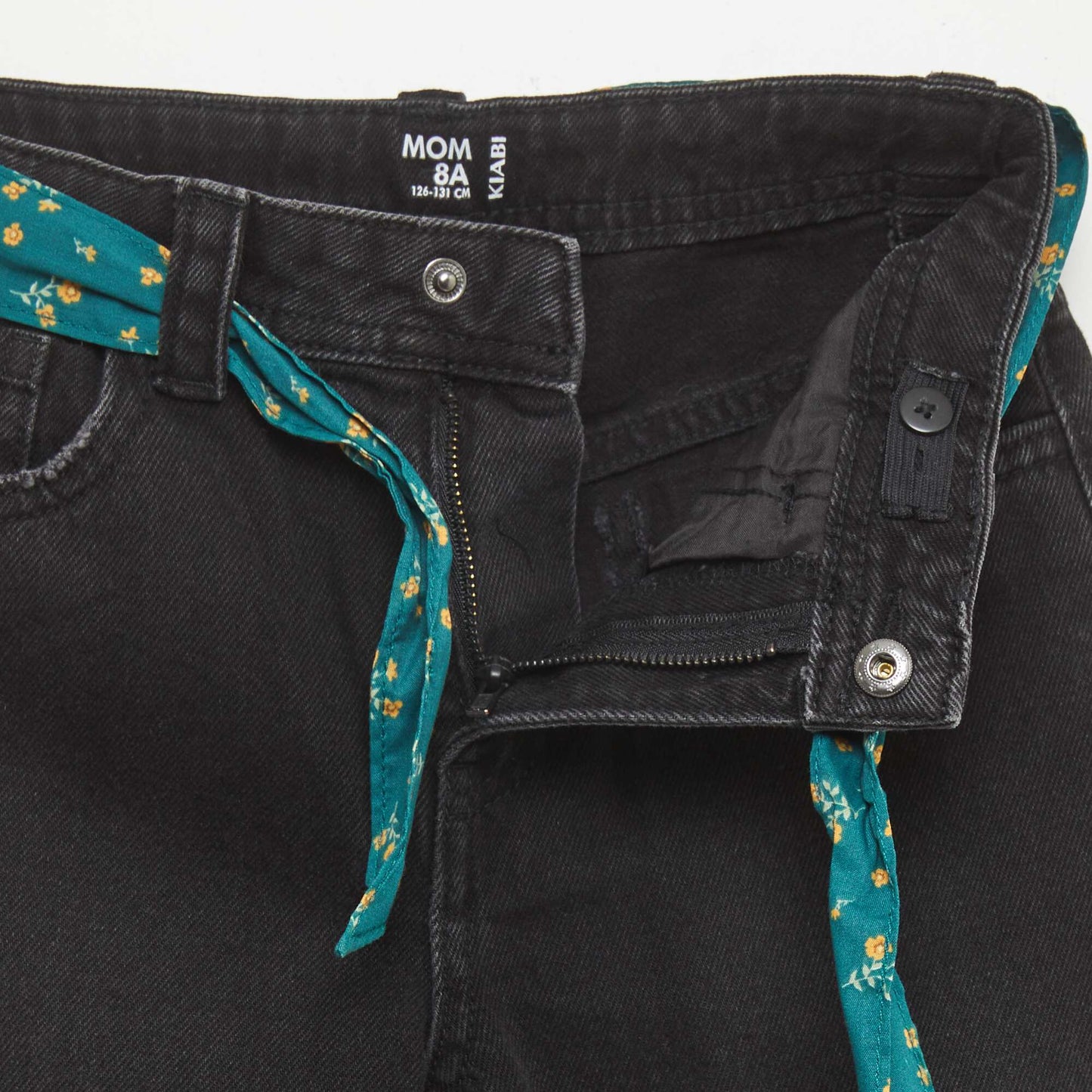 Denim mom jeans BLACK