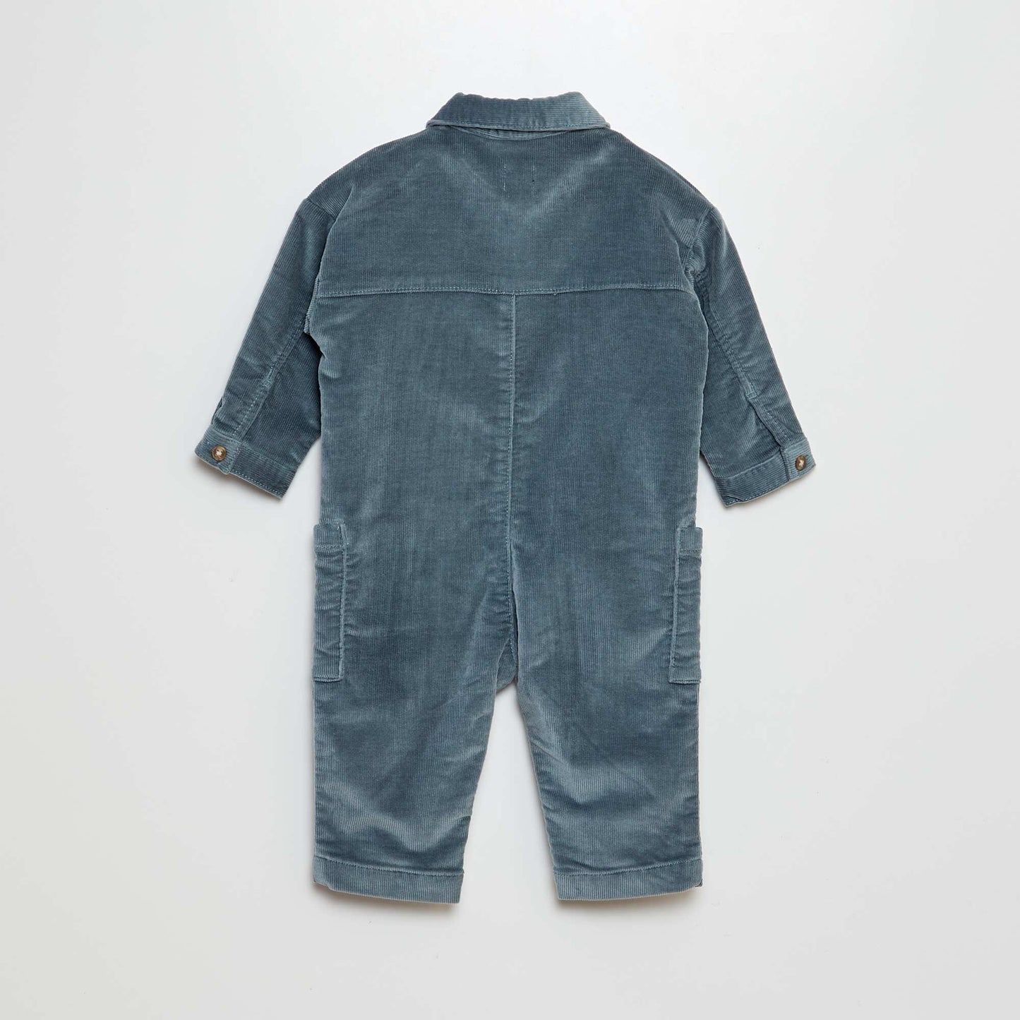 Long corduroy romper suit BLUE