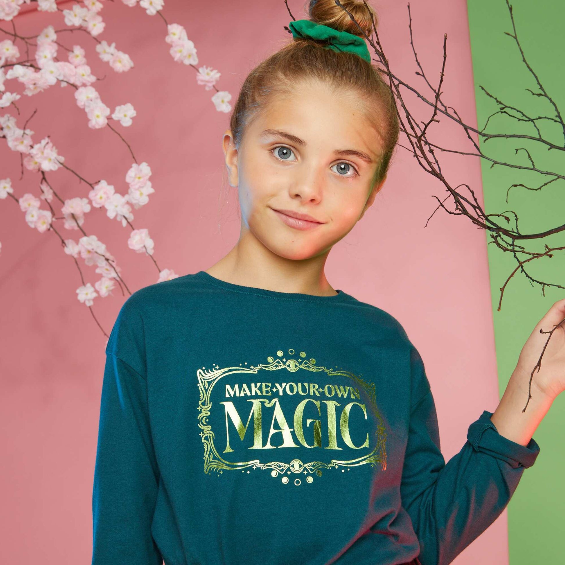 'Wicked' printed T-shirt GREEN