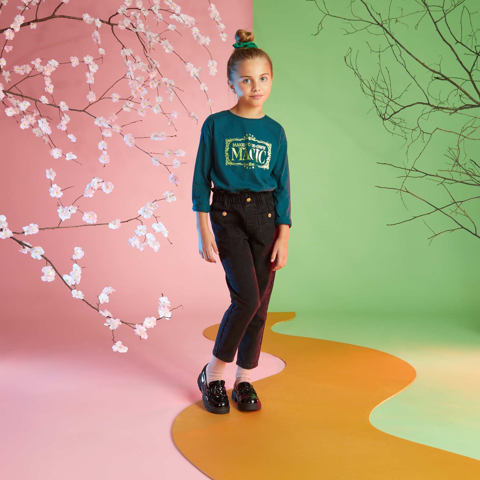 'Wicked' printed T-shirt GREEN