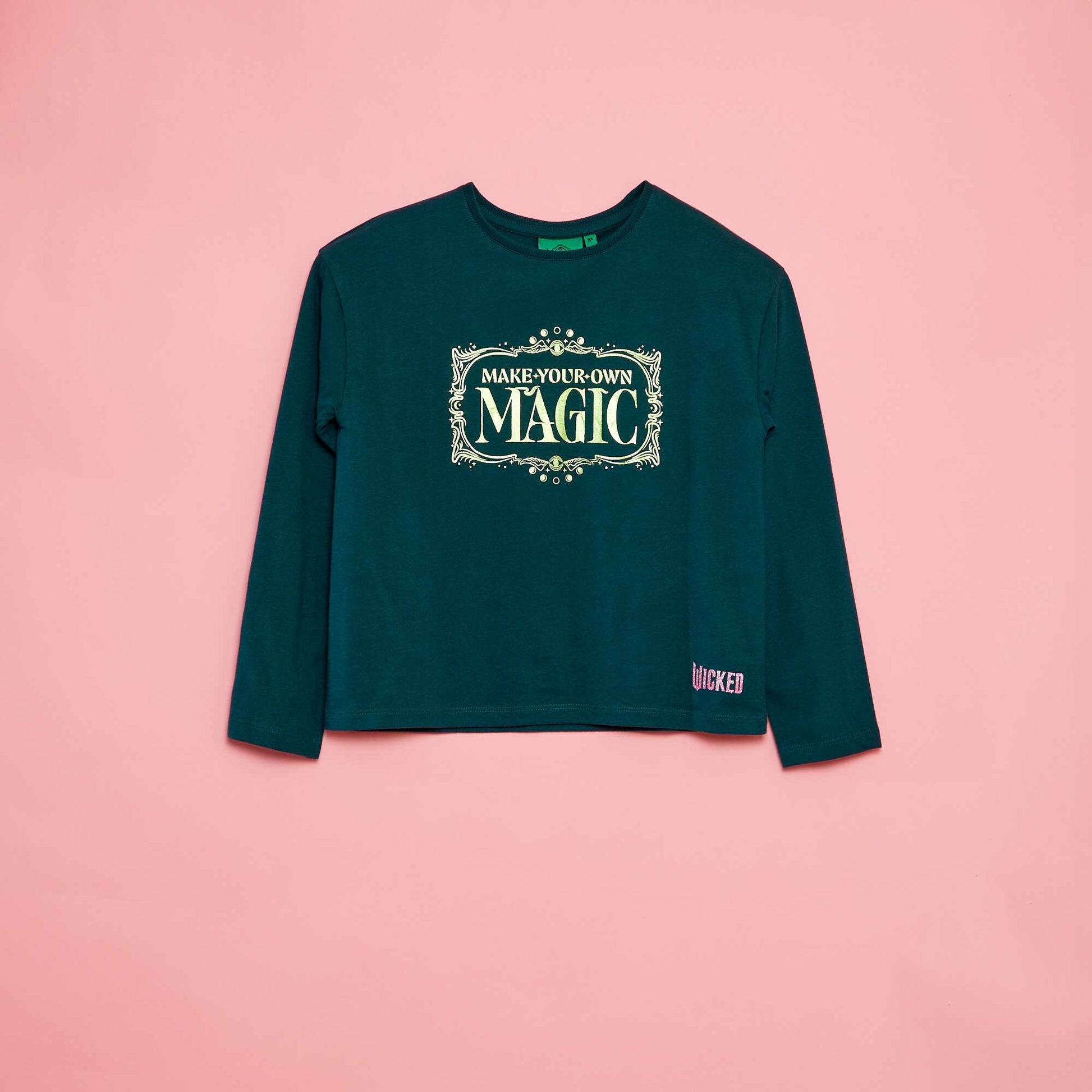'Wicked' printed T-shirt GREEN