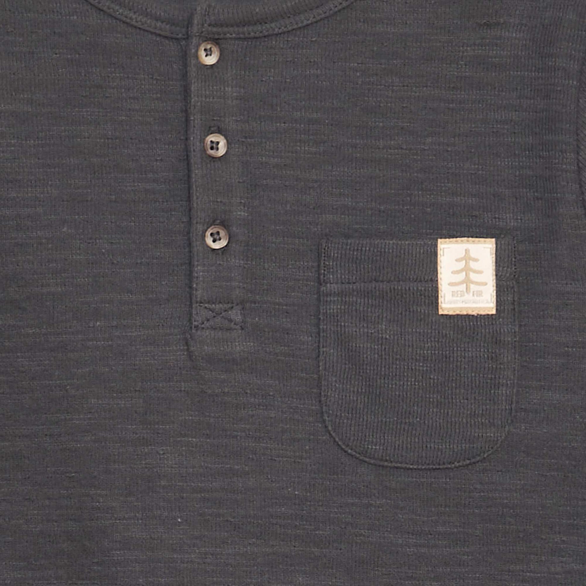 Grandad-collar T-shirt GREY