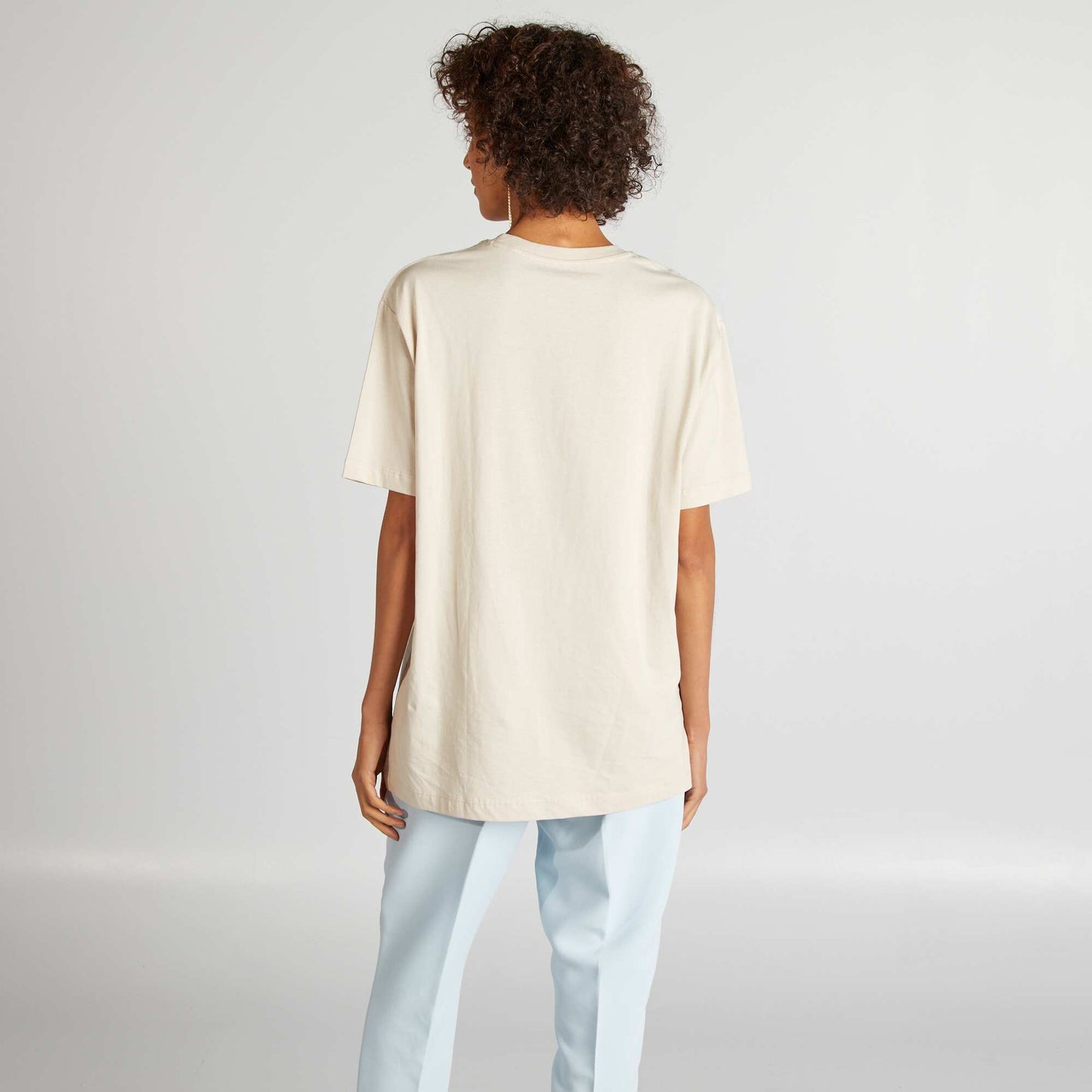 Basic slinky T-shirt GREY