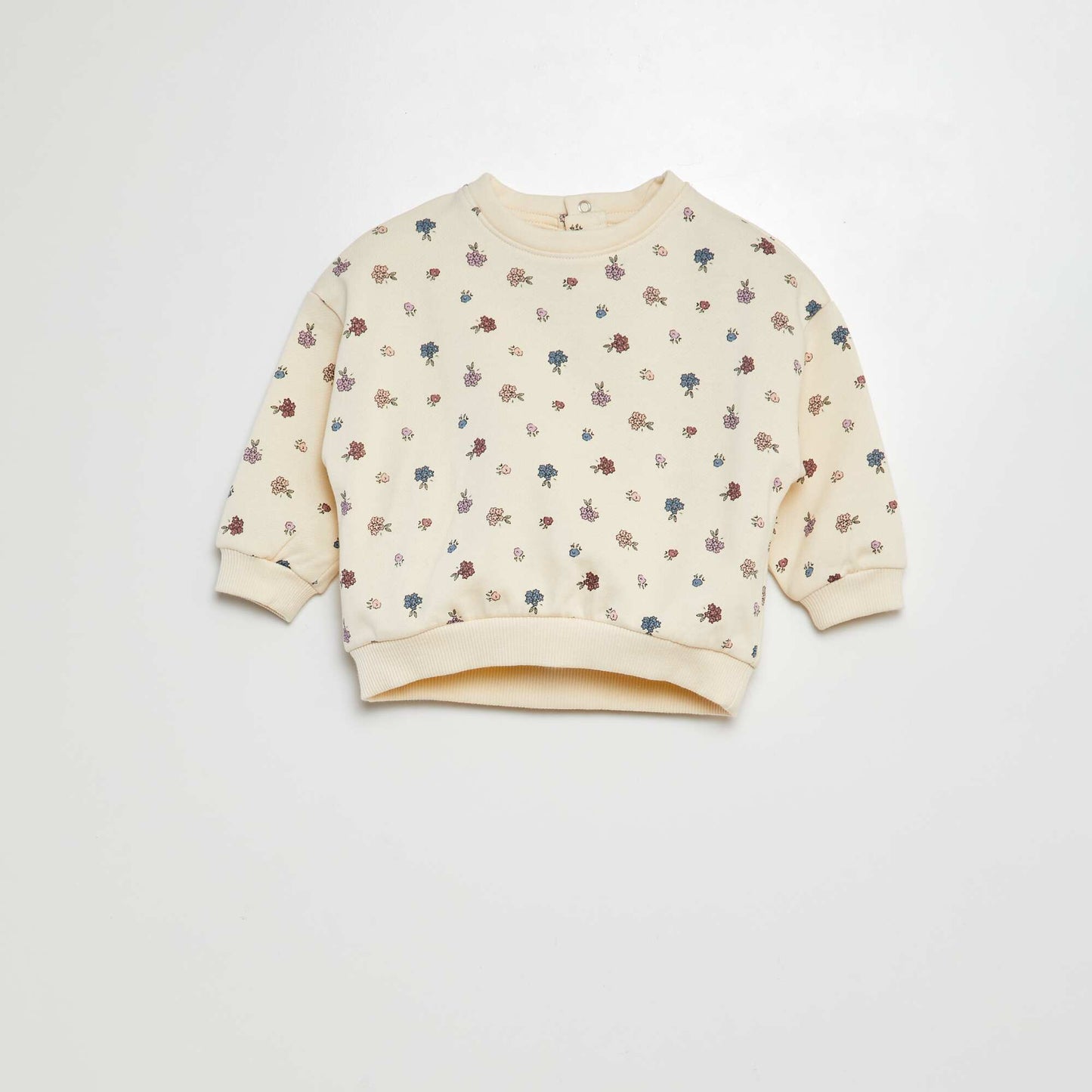 Printed sweatshirt WHITE