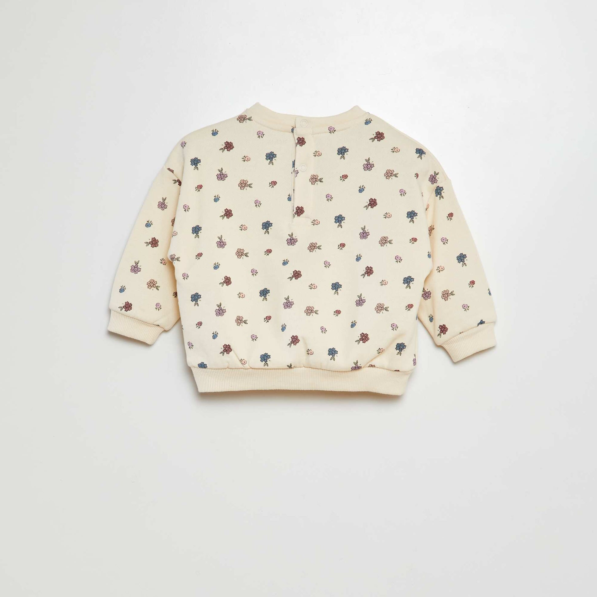 Printed sweatshirt WHITE