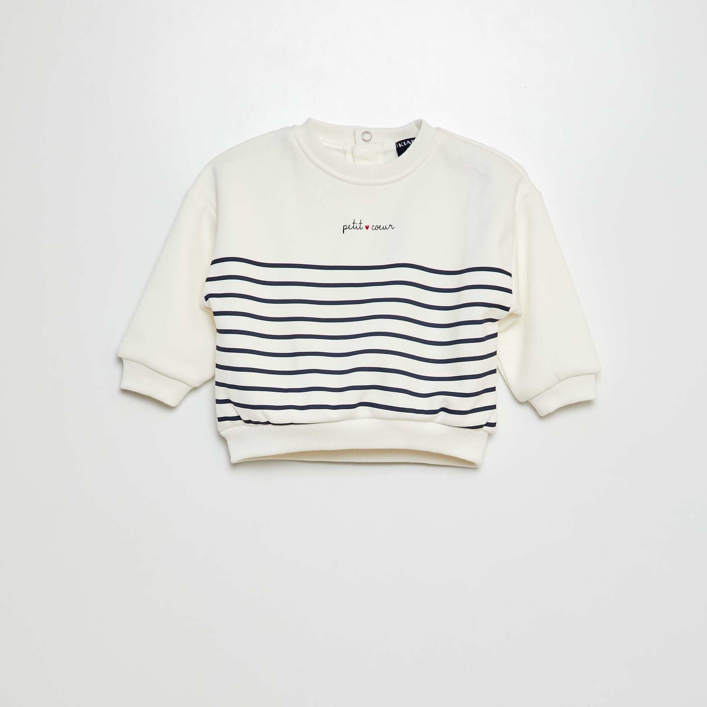 Printed sweatshirt WHITE