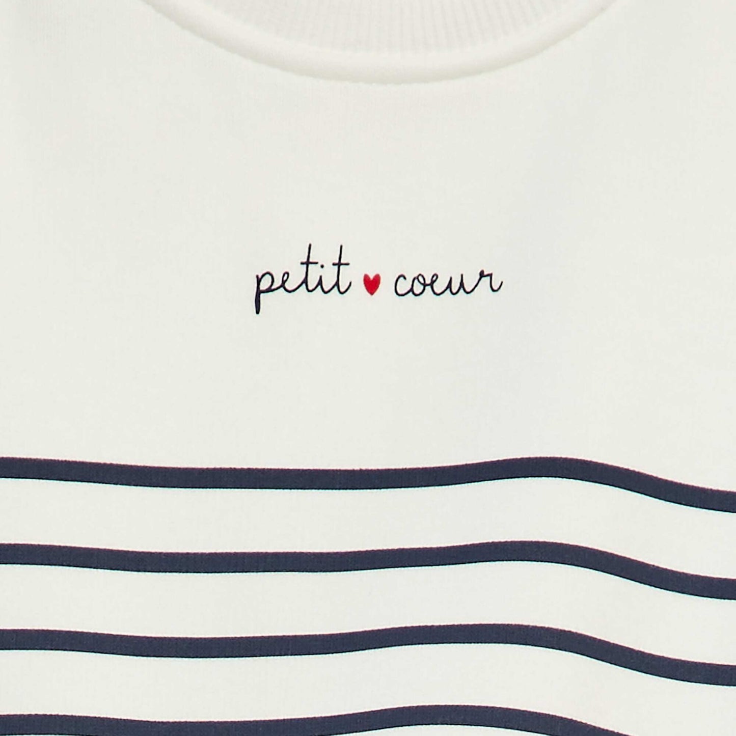 Printed sweatshirt WHITE