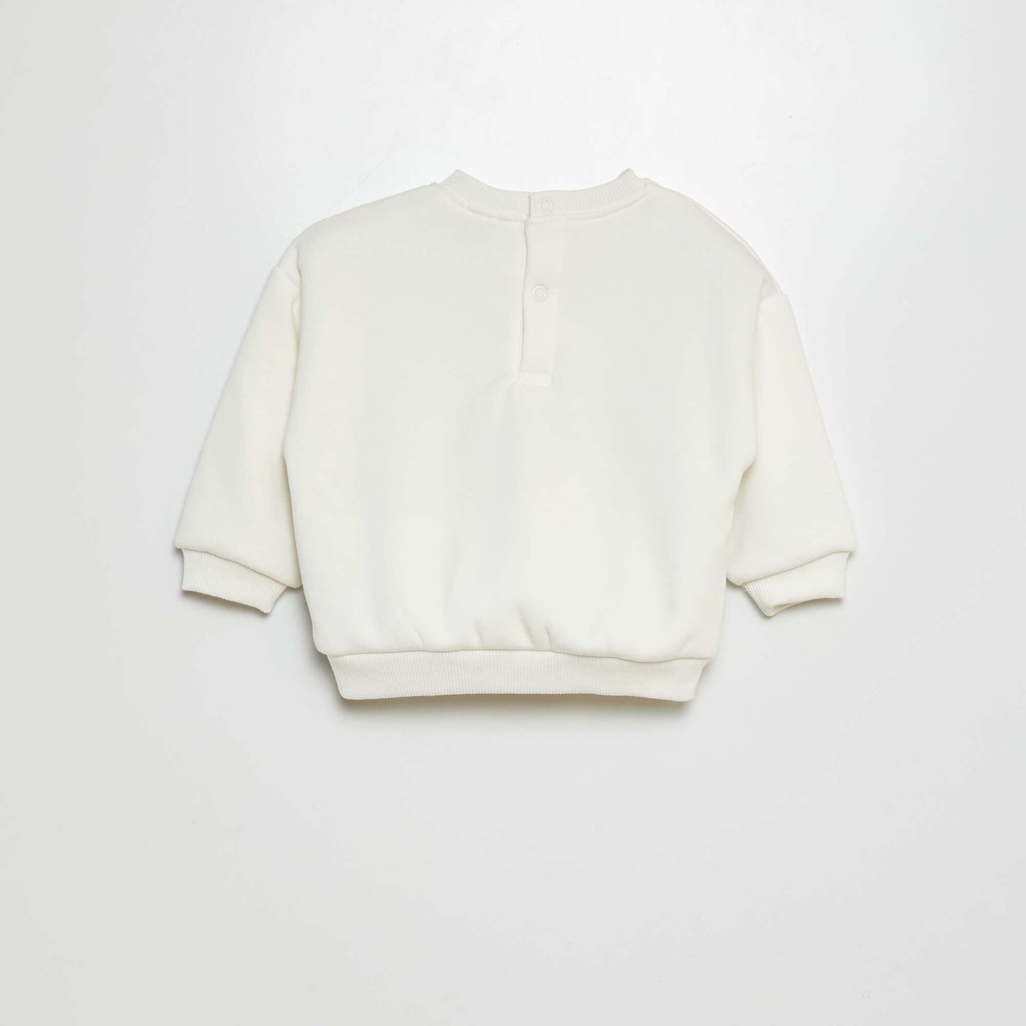 Printed sweatshirt WHITE