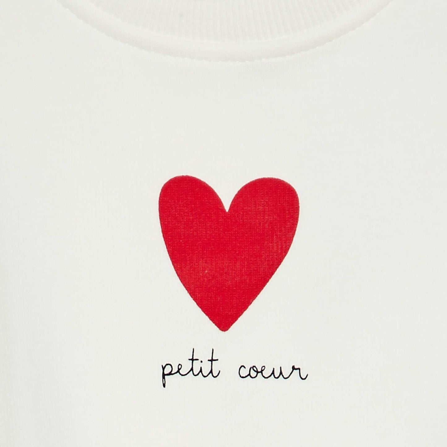 Printed sweatshirt WHITE