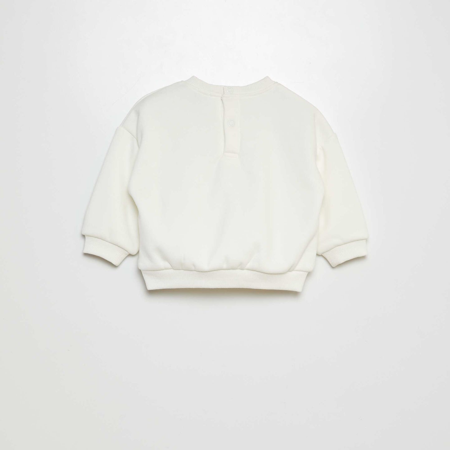 Printed sweatshirt WHITE