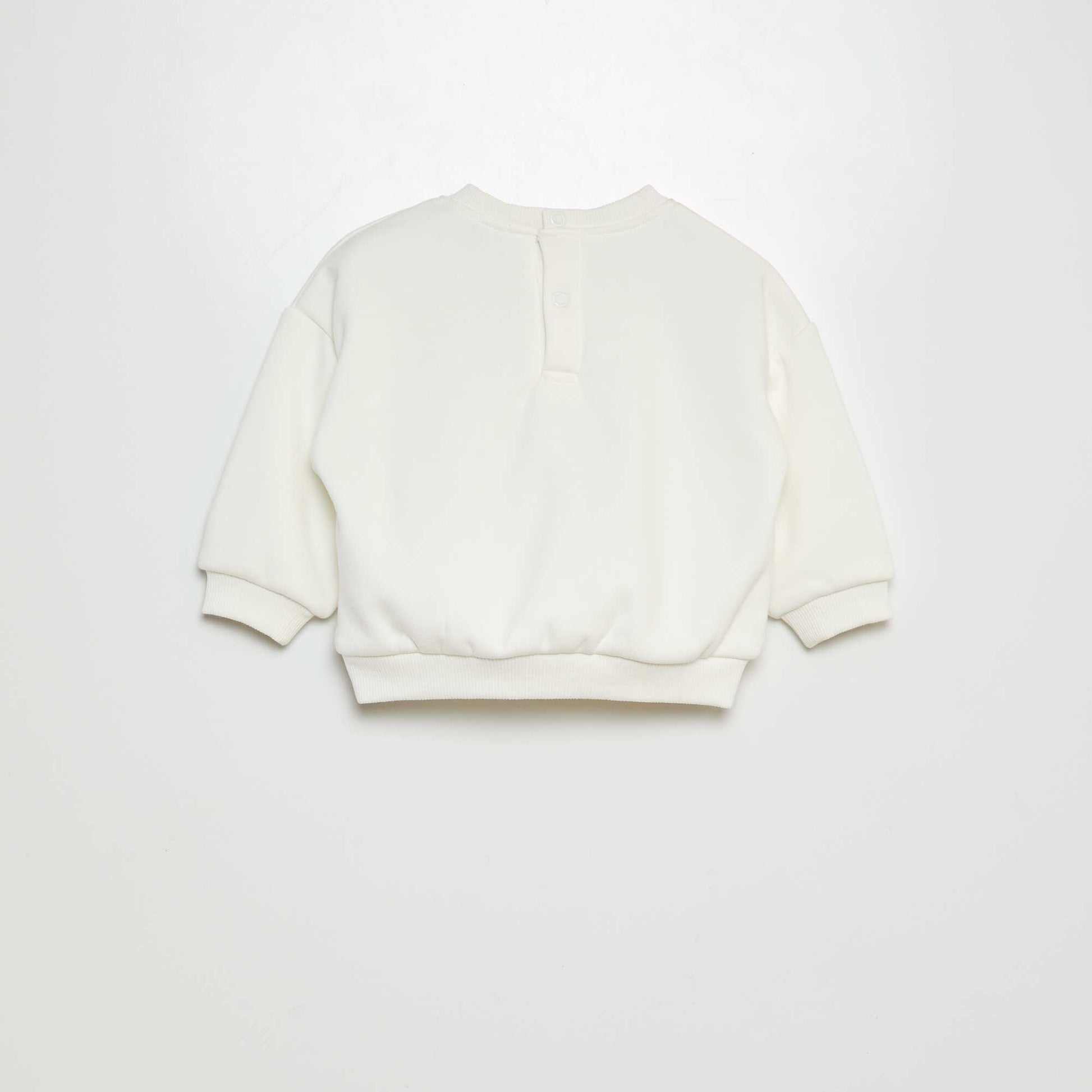 Printed sweatshirt WHITE